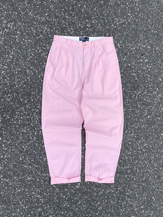 POLO RALPH LAUREN PINK HAMMOND KHAKIS—[32x30]