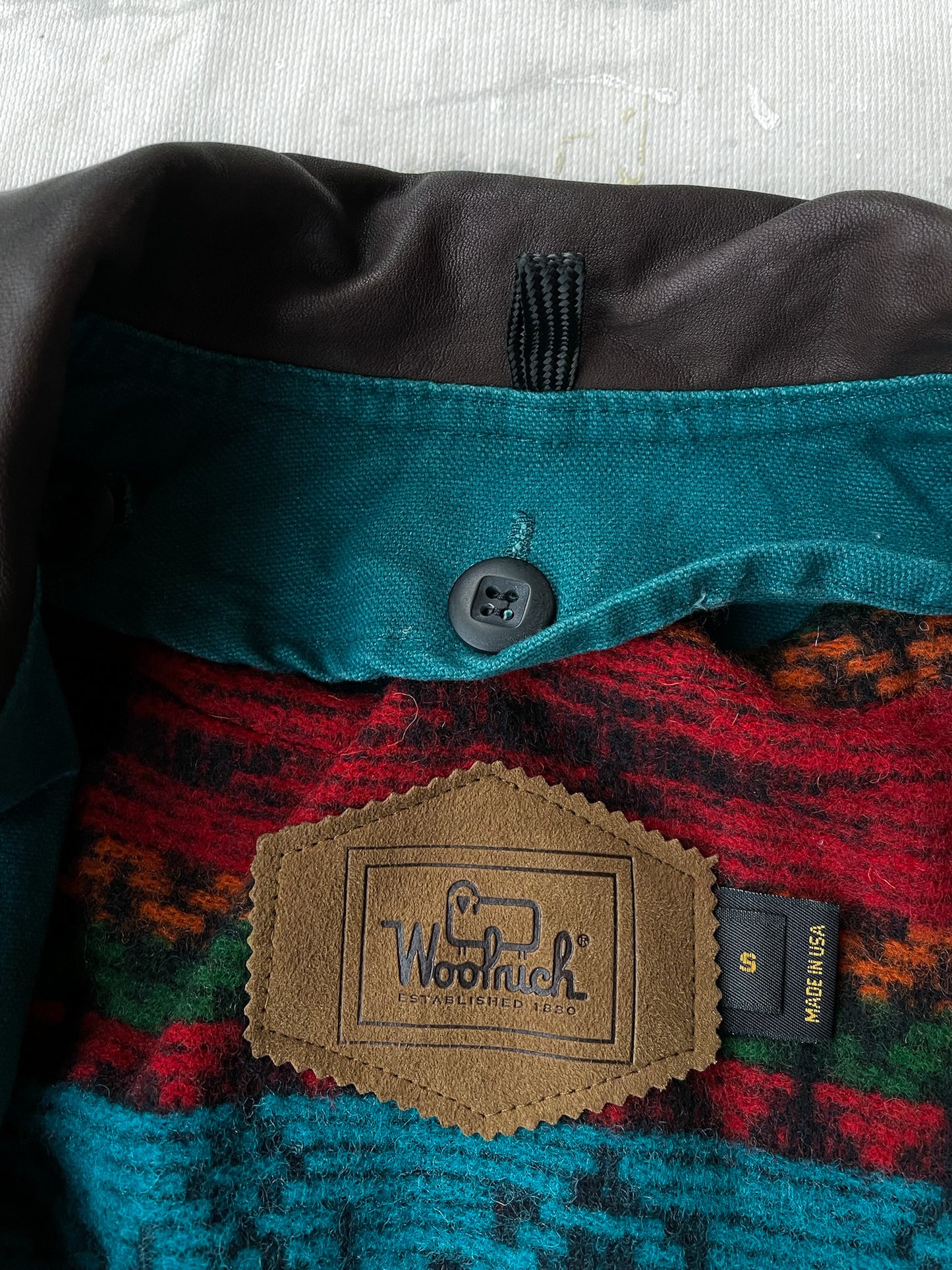 Woolrich Aztec Blanket Lined Field Coat—[S/M]