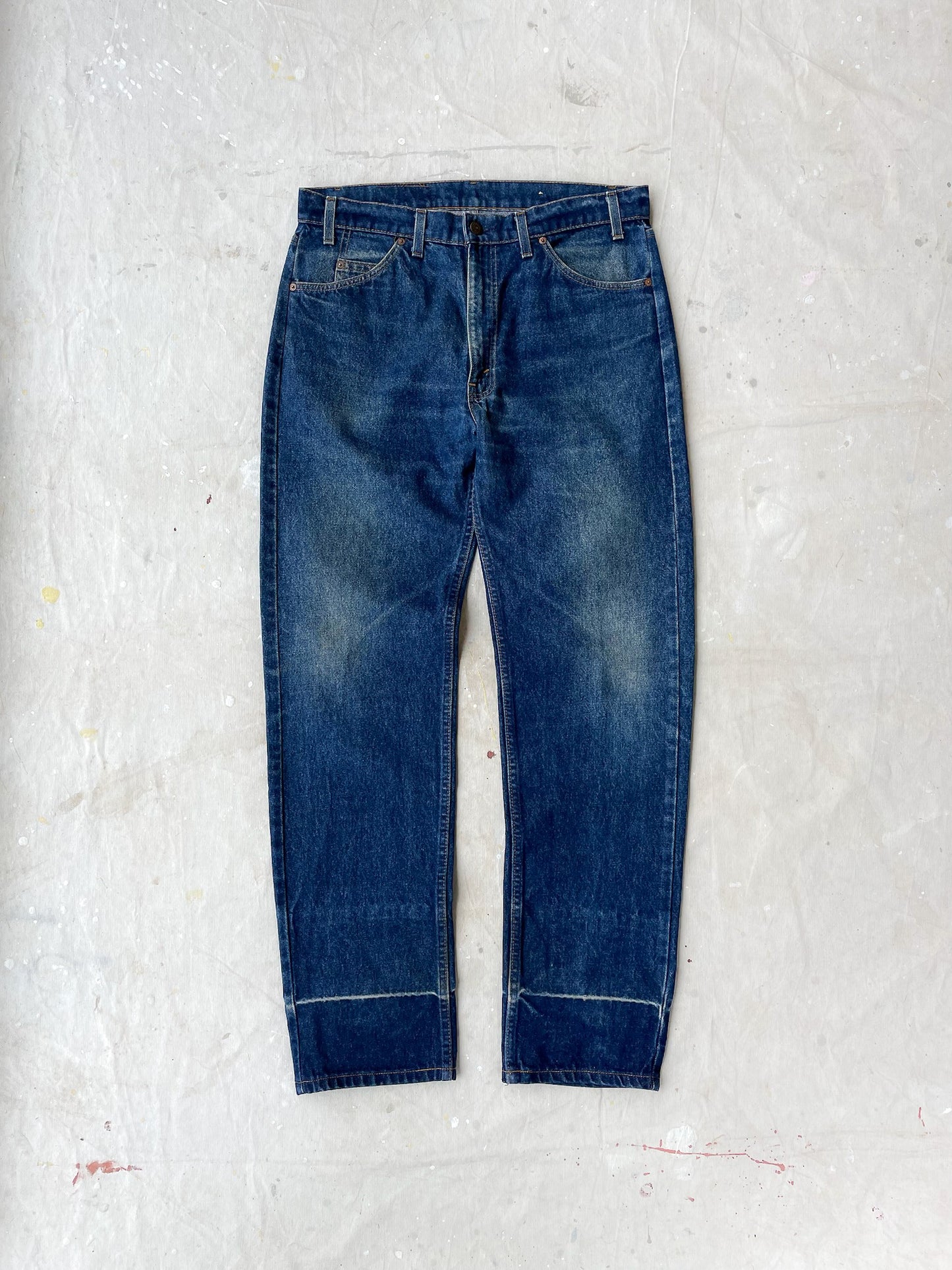 80's Levi's 505 Orange Tab Jeans—[35X34]