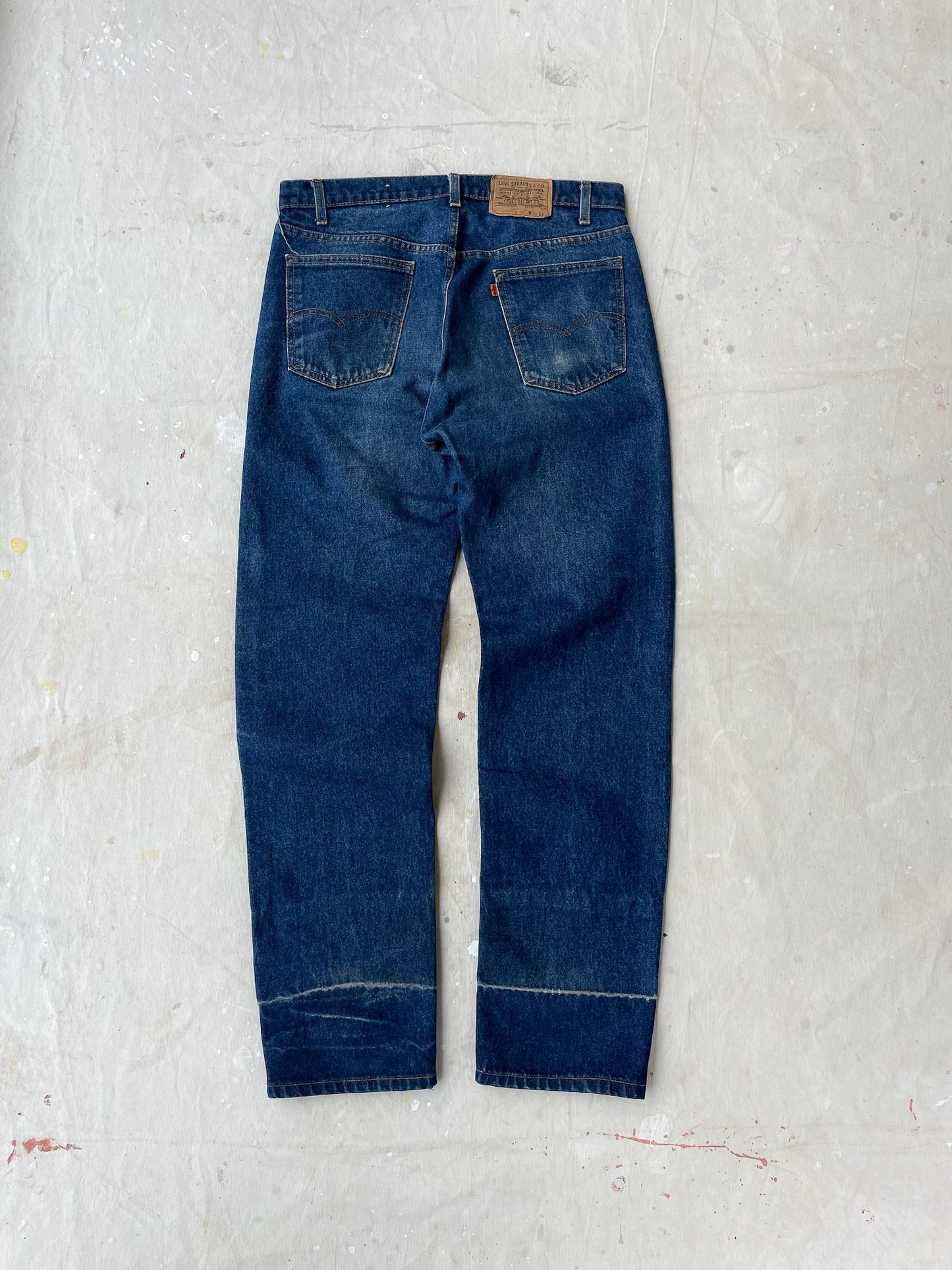 Levi's 505 Orange Tab Jeans—[34X34]
