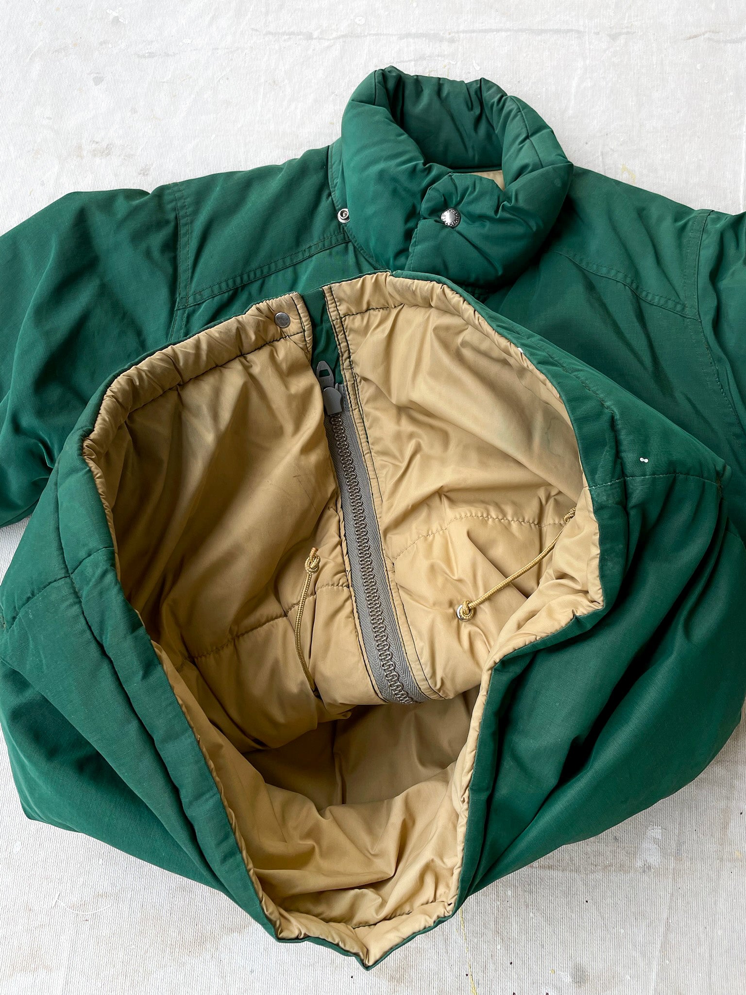 70's The North Face Brown Label Goose Down Puffy Jacket—[M