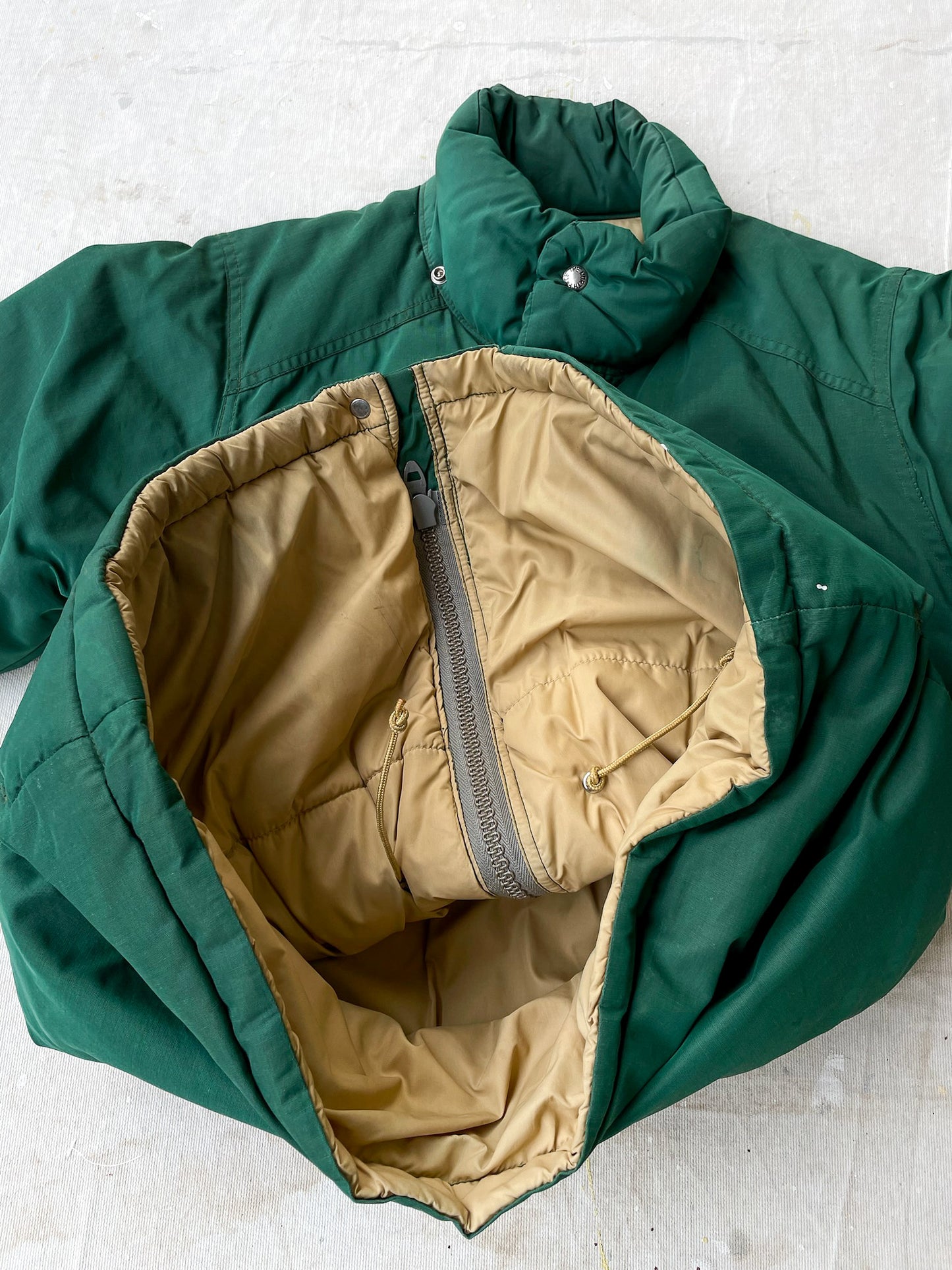 70’s The North Face Brown Label Goose Down Puffy Jacket—[M]