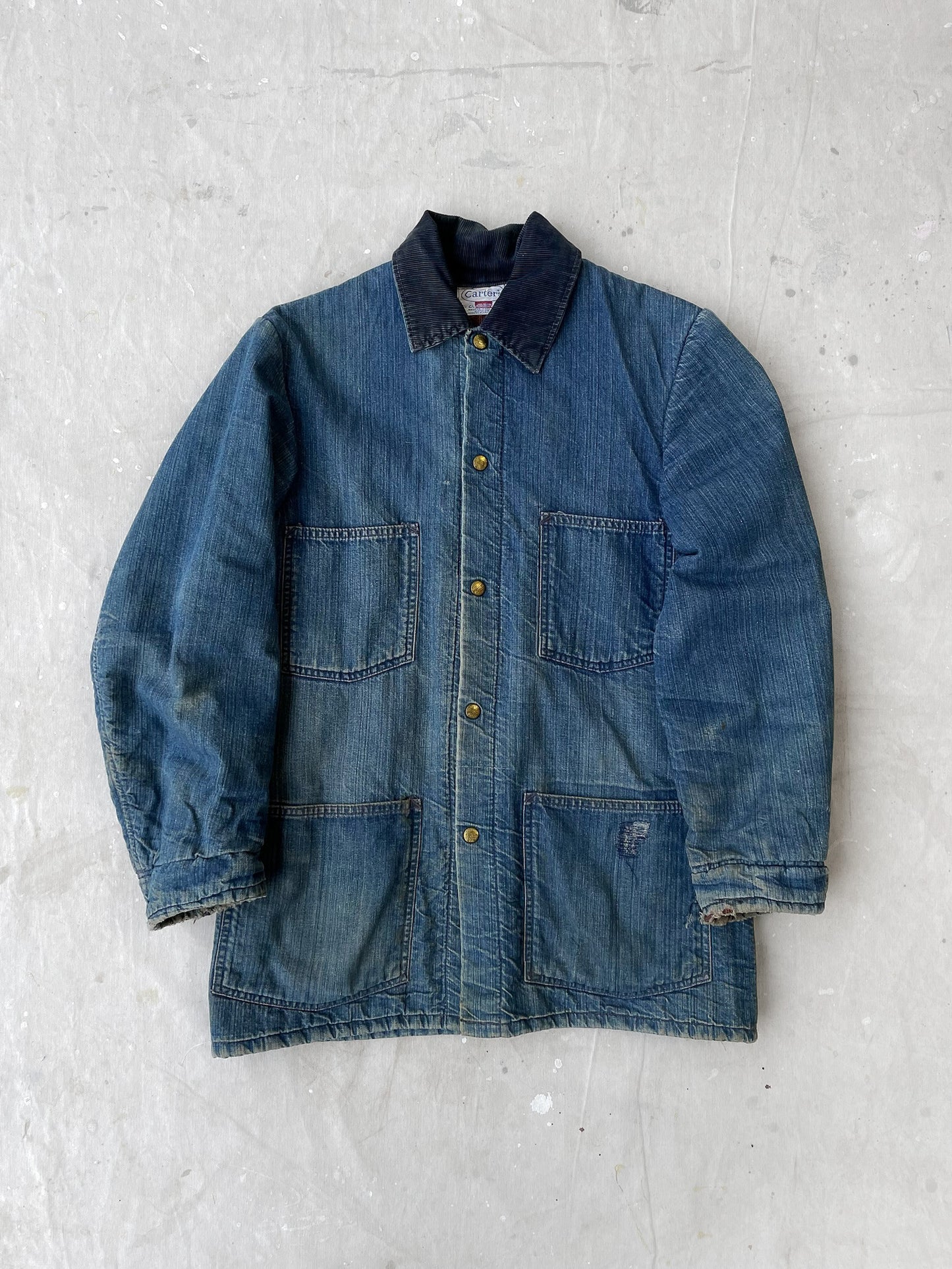 Carters Blanked Lined Denim Chore Coat—[M]