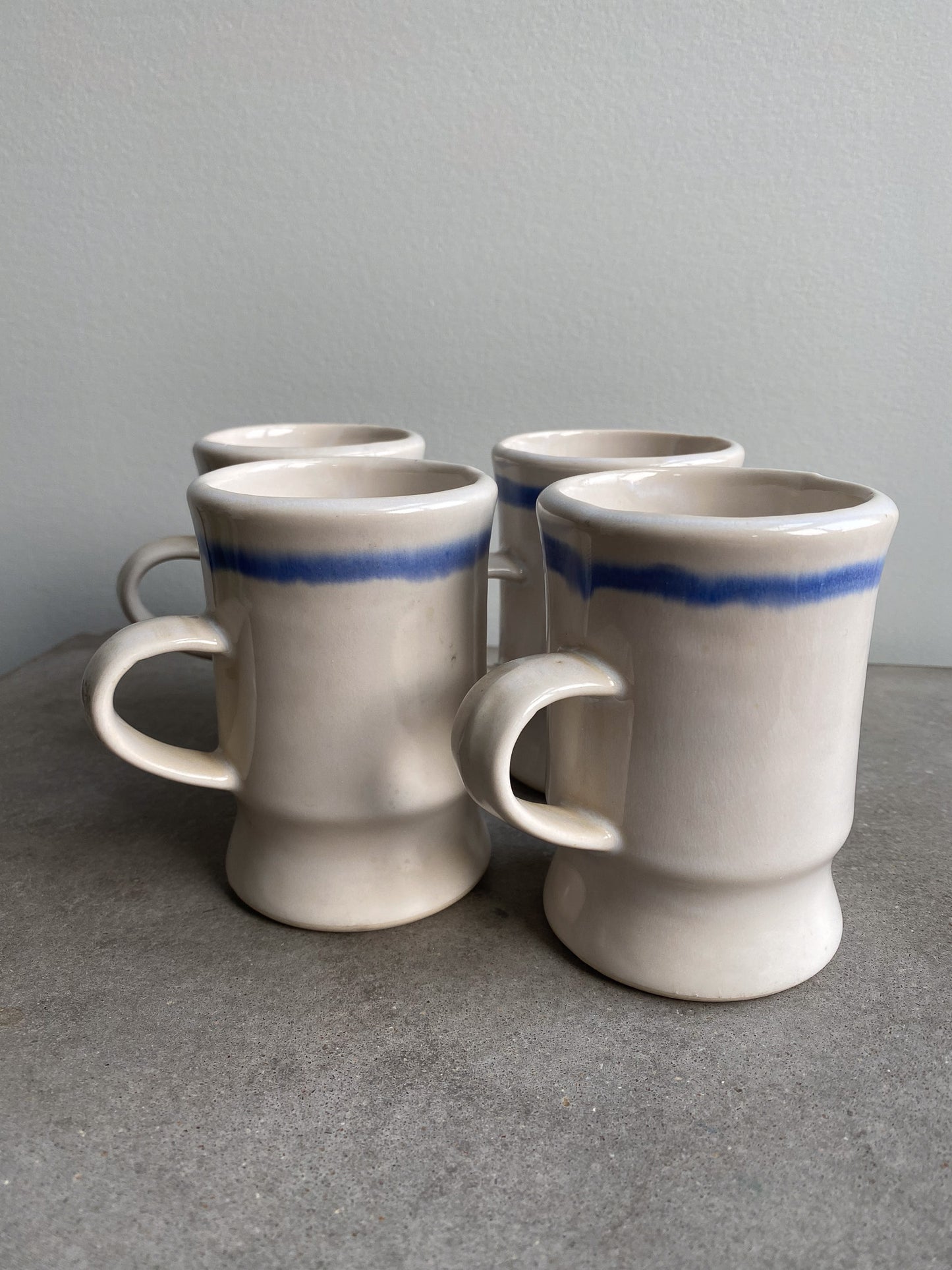 Bowman Pottery Mugs—Set of 4