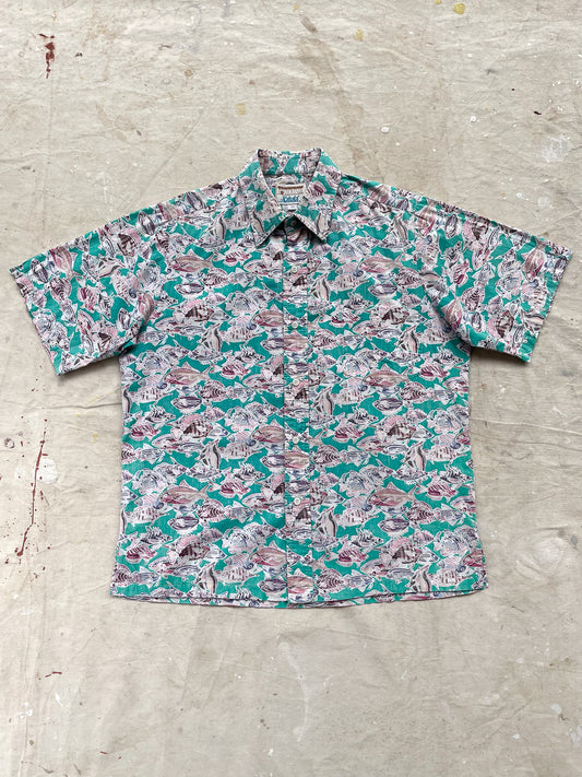 80's Kahala Fish Shirt—[M]