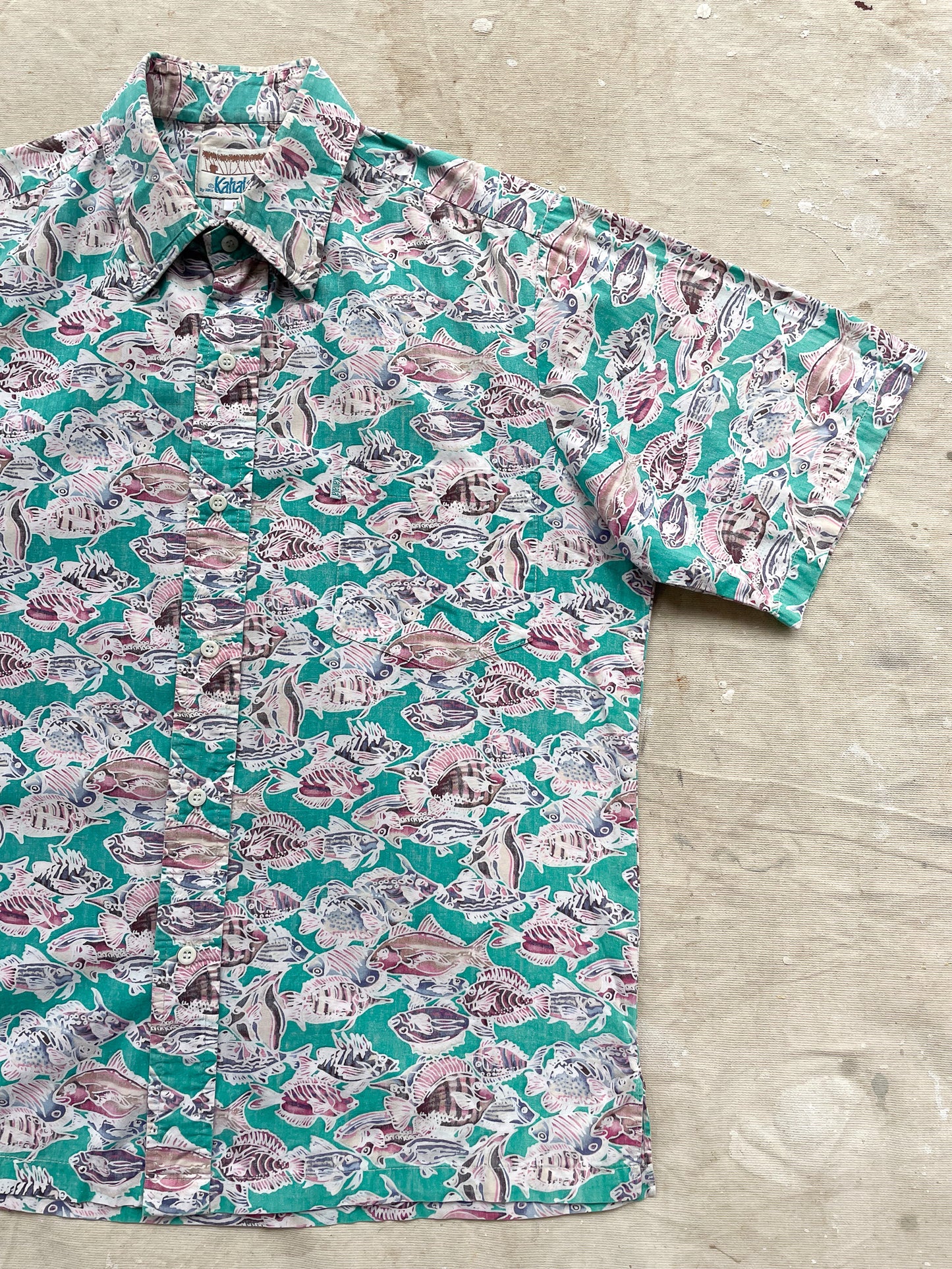 80's Kahala Fish Shirt—[M]