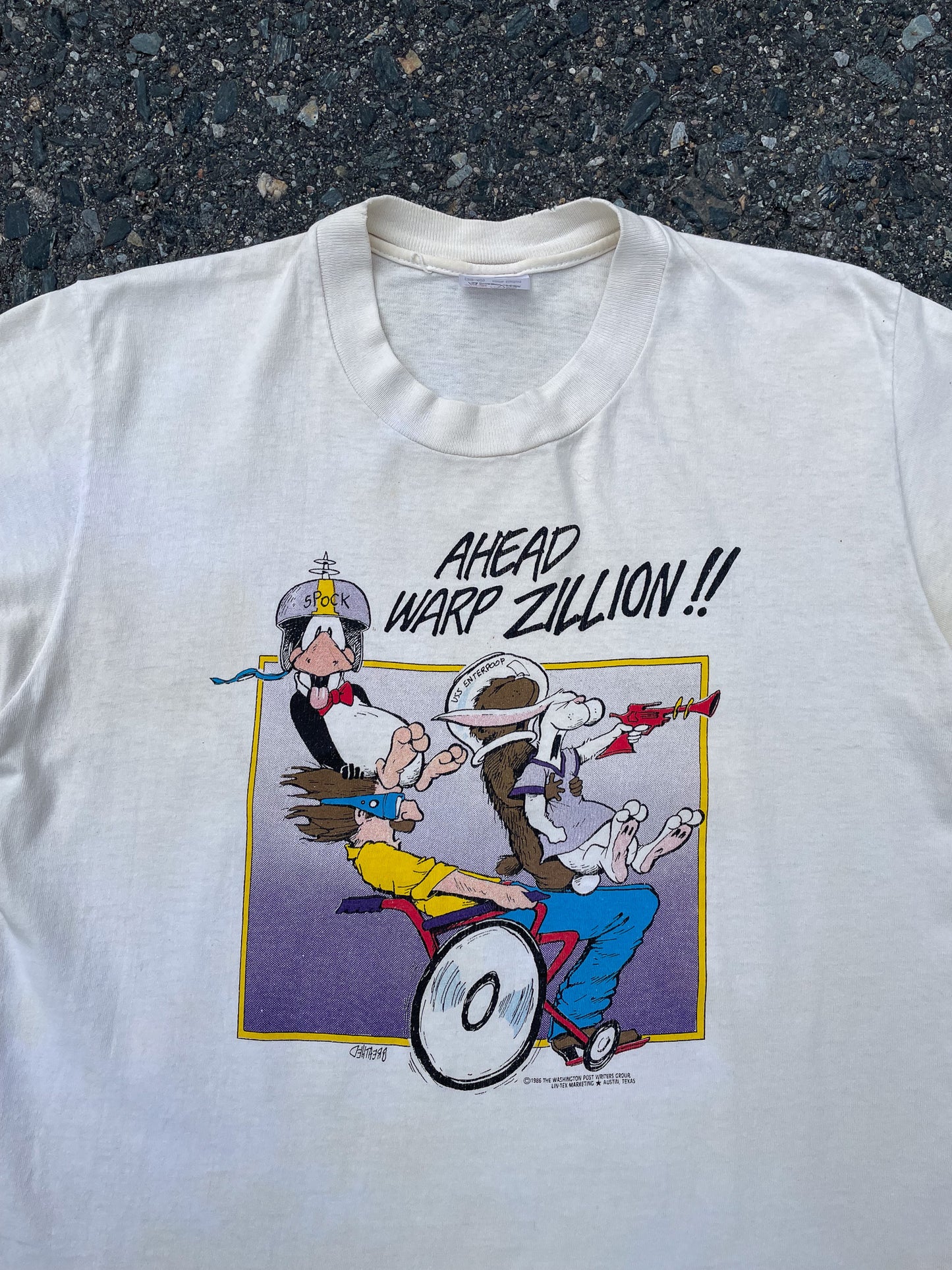 80's Bloom Country Ahead Warp Zillion T-Shirt—[S/M]