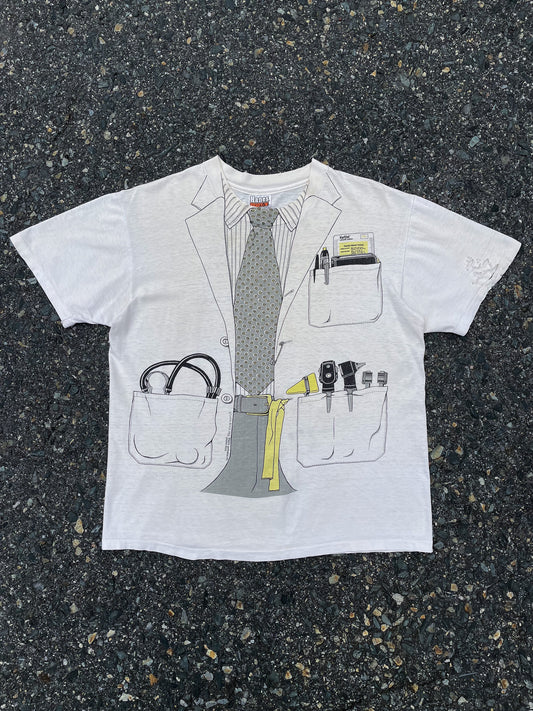 80's Doctor Costume T-Shirt—[S/M]
