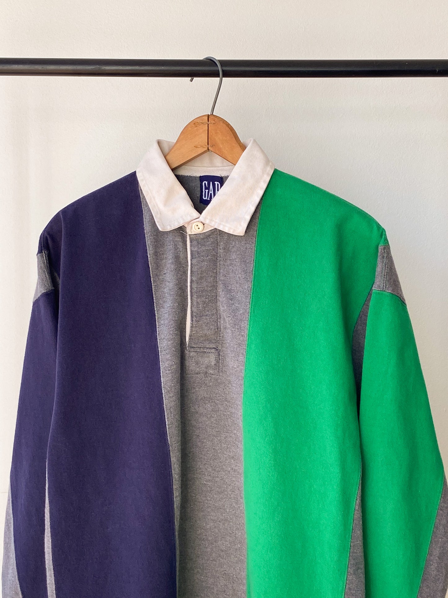 80's GAP Colorblock Rugby—[M]