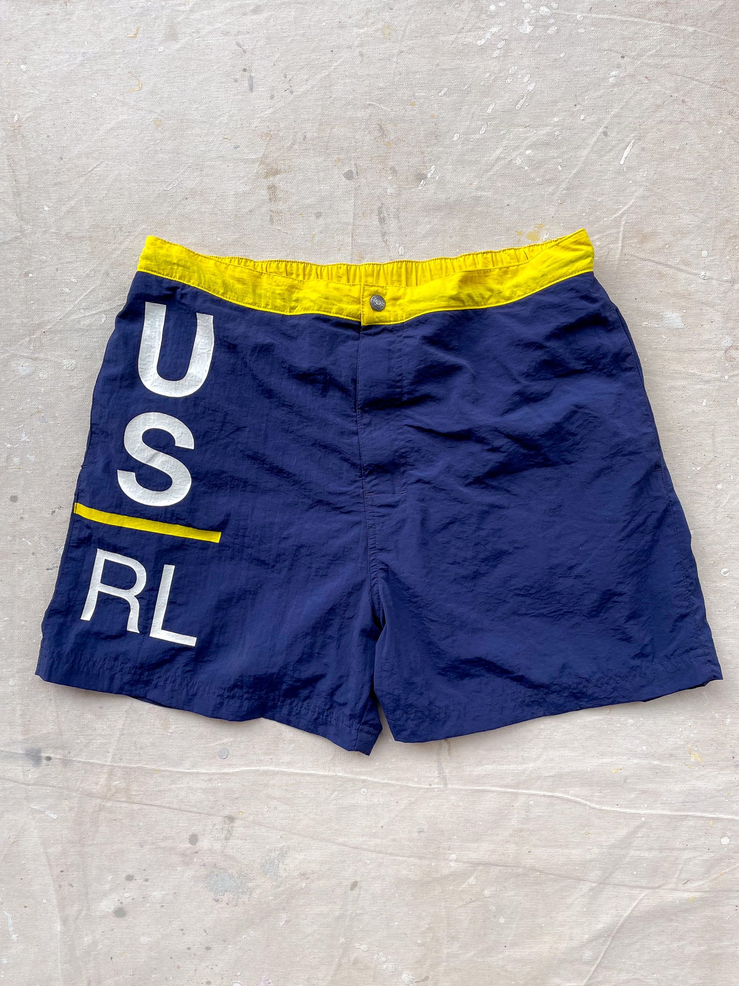 POLO RALPH LAUREN SWIM TRUNKS—[L]