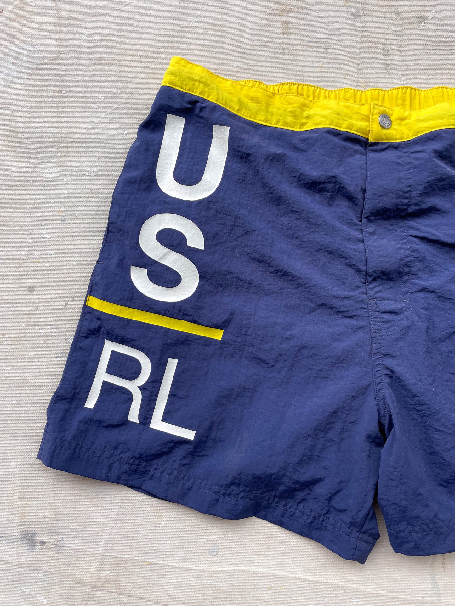 POLO RALPH LAUREN SWIM TRUNKS—[L]