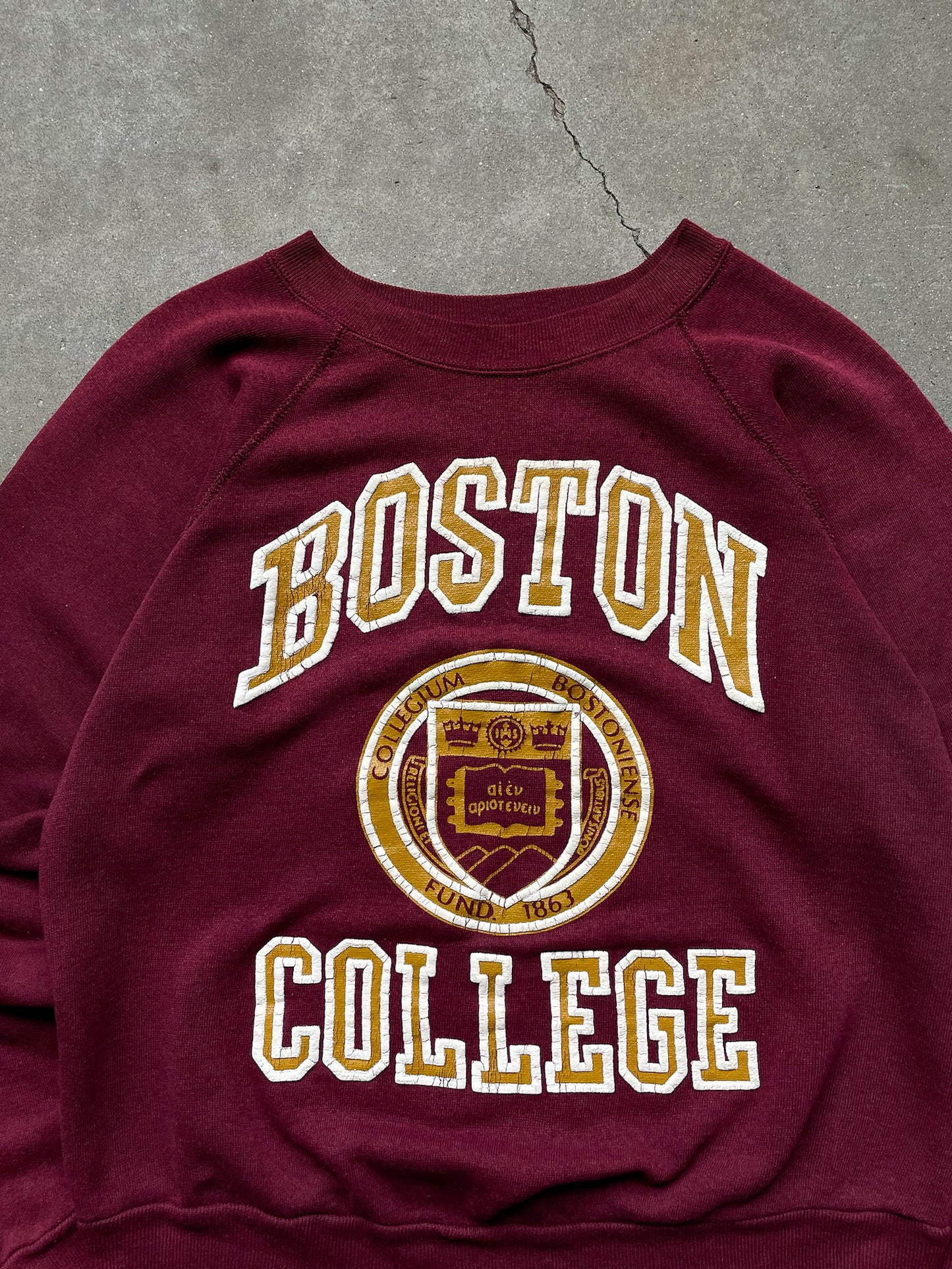 Boston College Raglan Crewneck—[S]