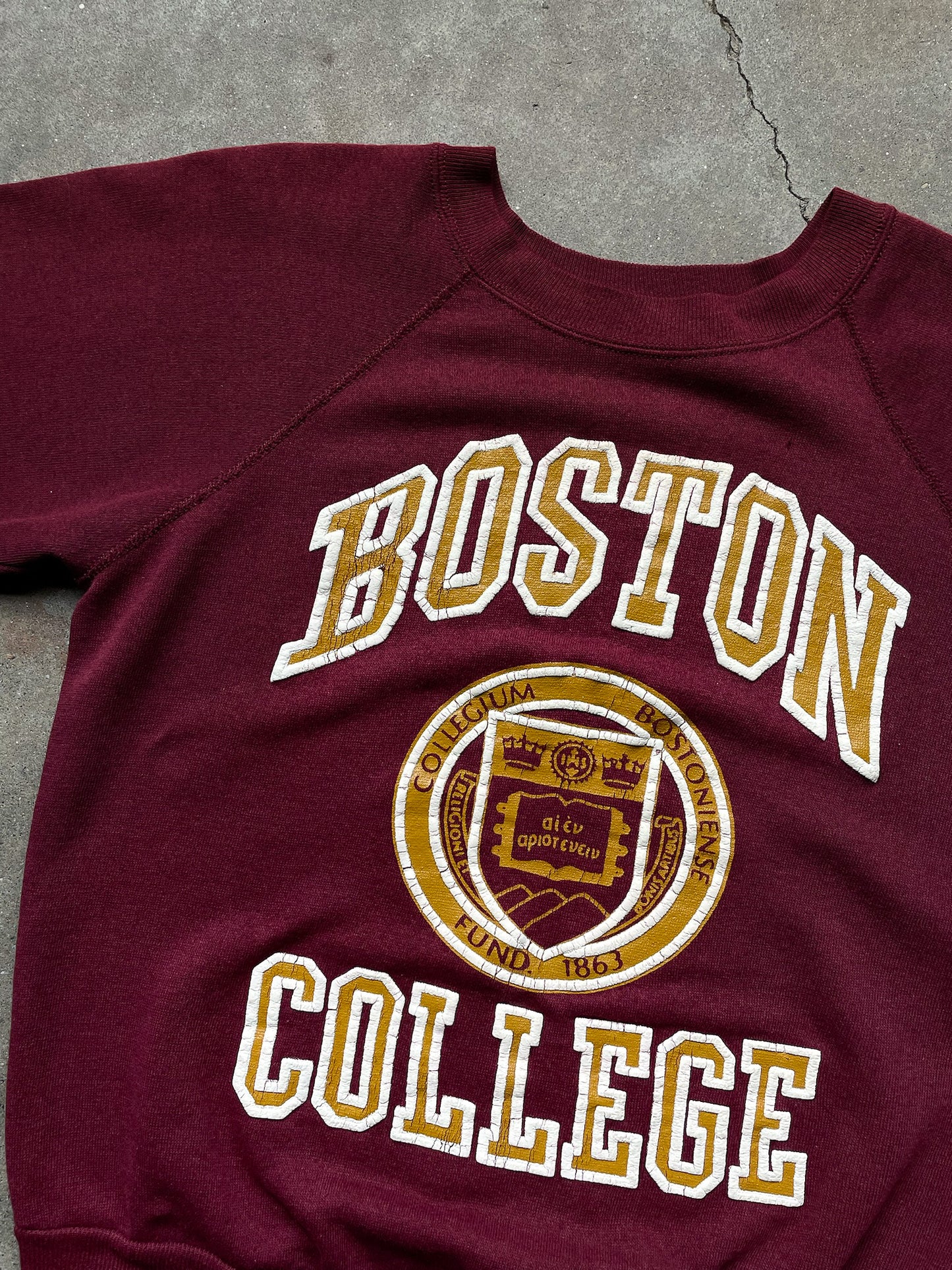 Boston College Raglan Crewneck—[S]