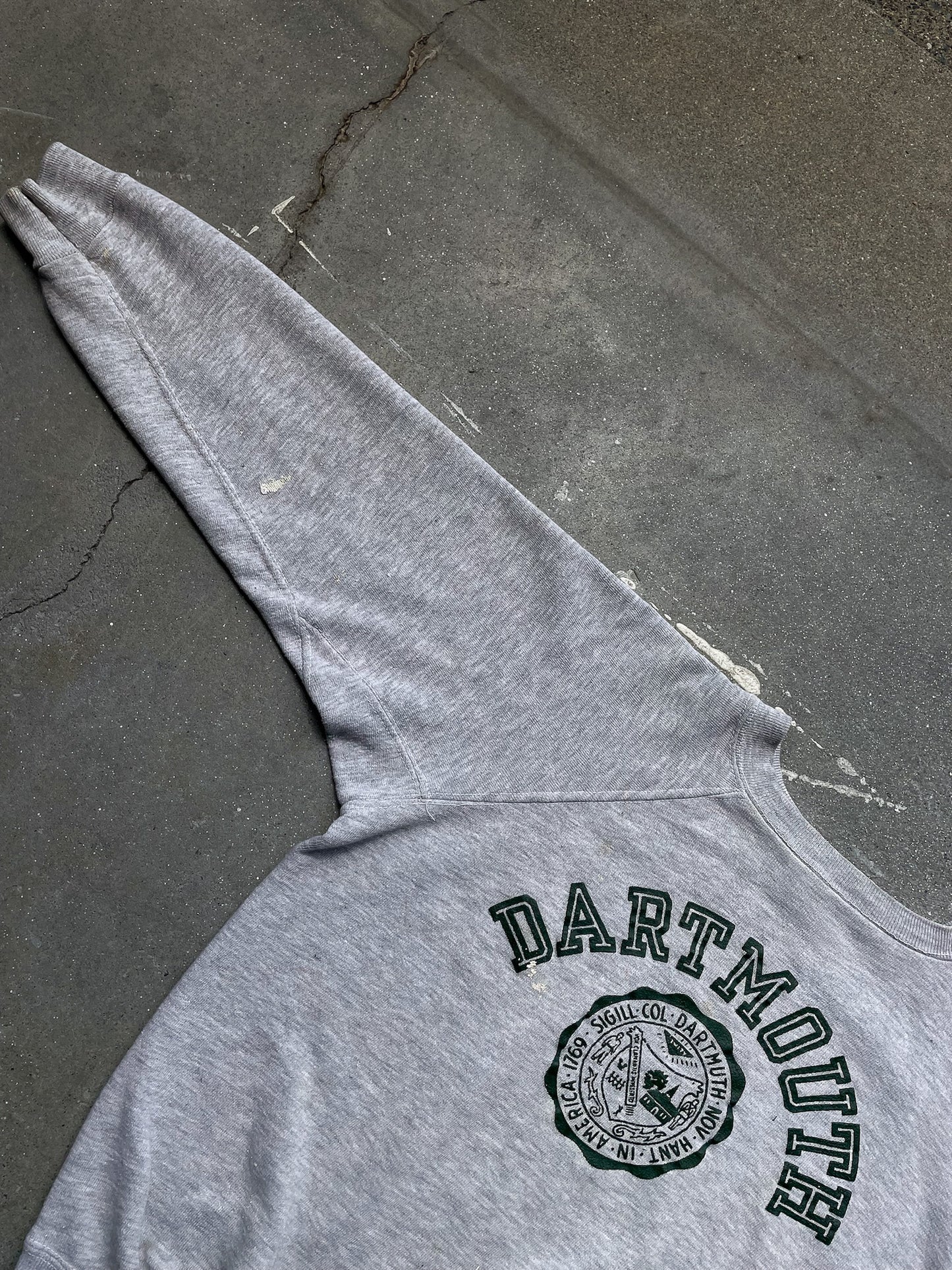 80's Dartmouth College Champion Raglan Crewneck—[S]