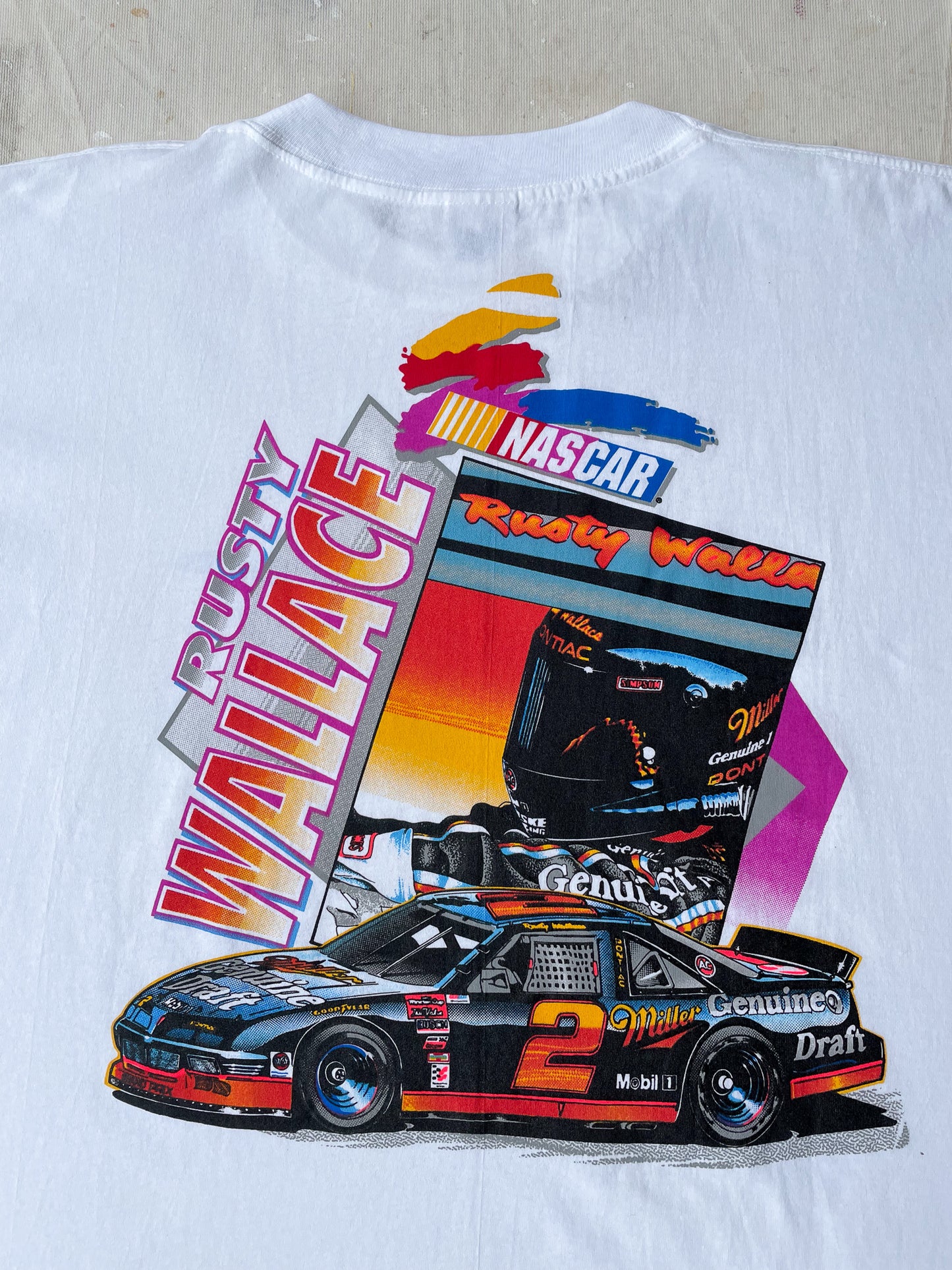 RUSTY WALLACE NASCAR T-SHIRT—[XXL]