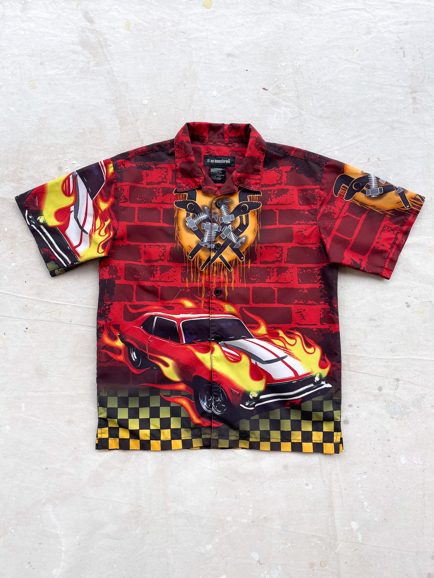 Flaming Car Shirt—[S]