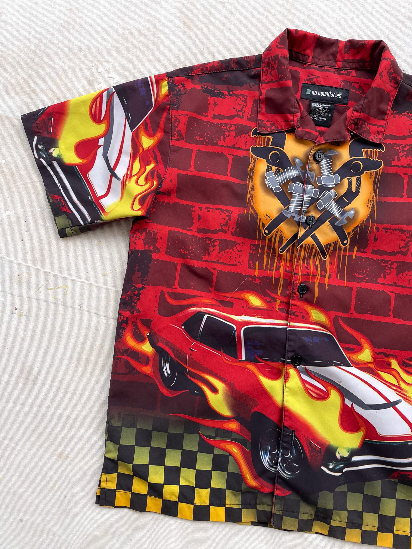 Flaming Car Shirt—[S]