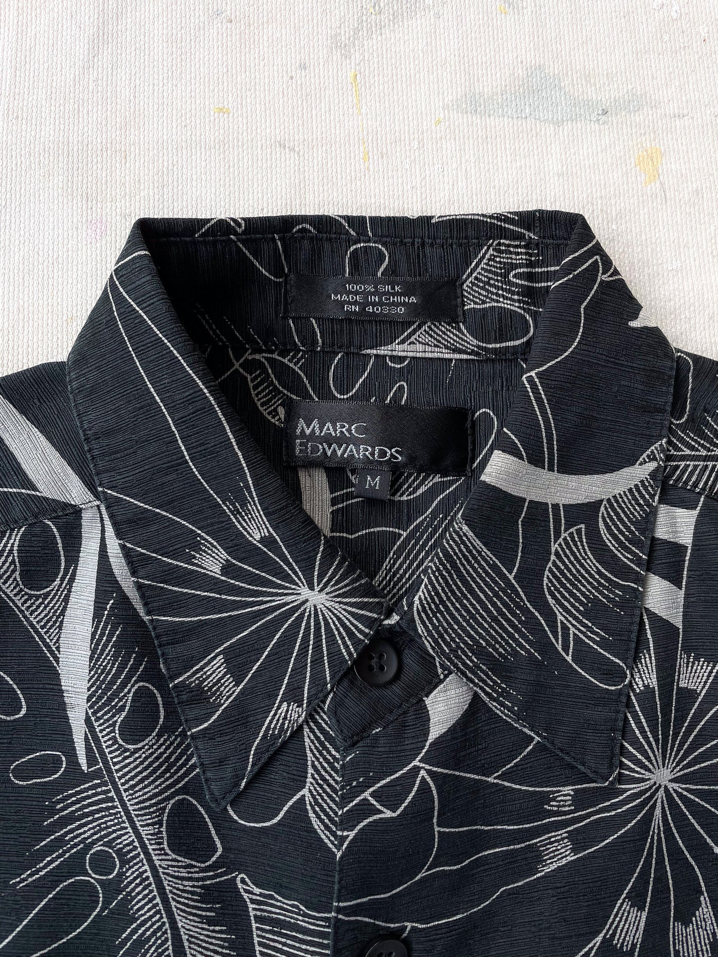 Marc Edwards Silk Aloha Shirt—[M]