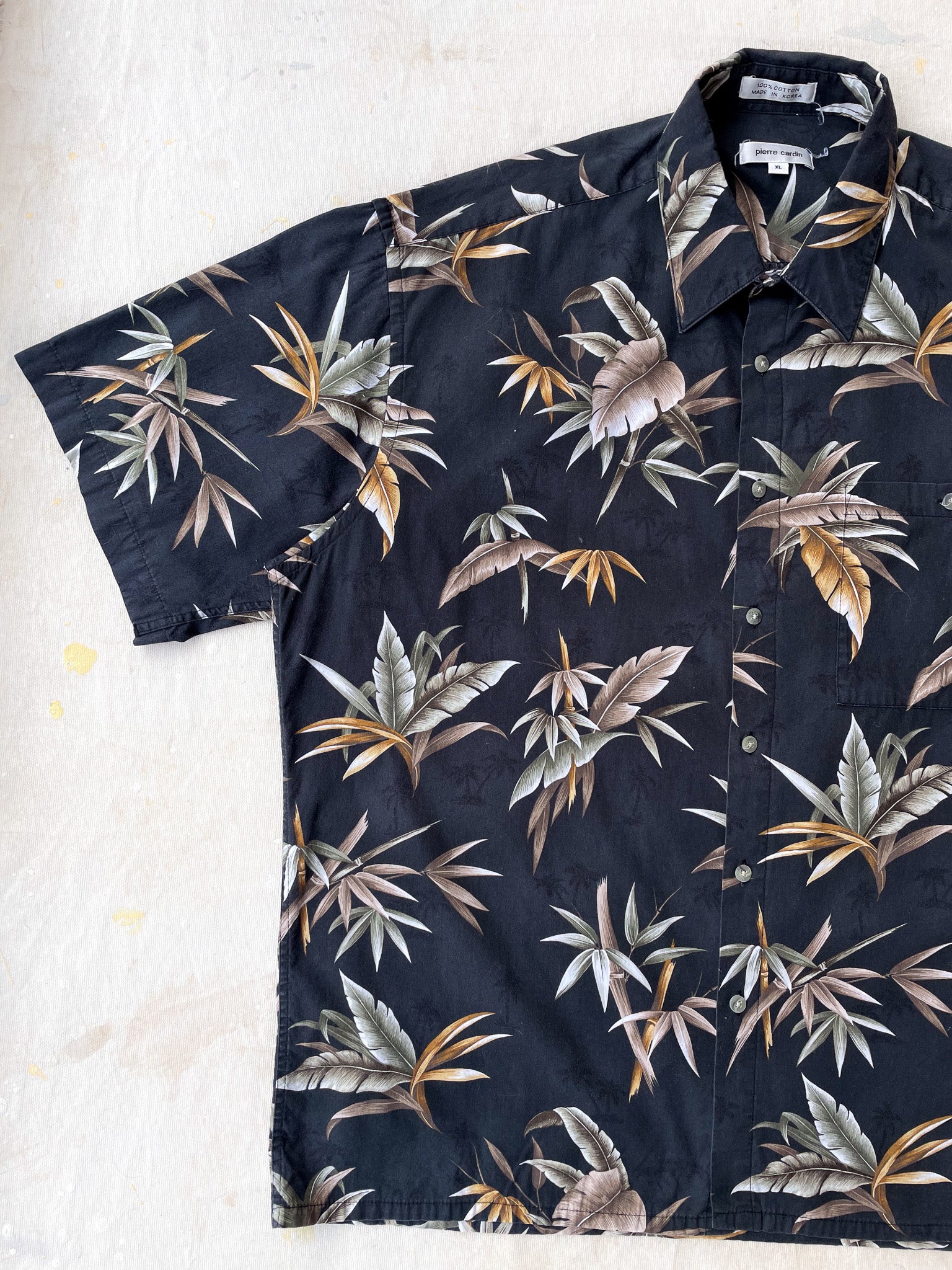 PIERRE CARDIN HAWAIIAN SHIRT—[XL] – mahshu