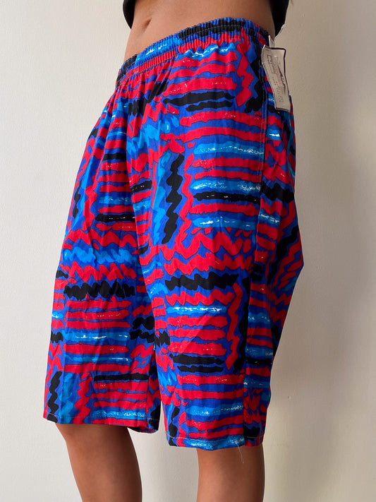 Abstract Squiggle Shorts—[S/M]