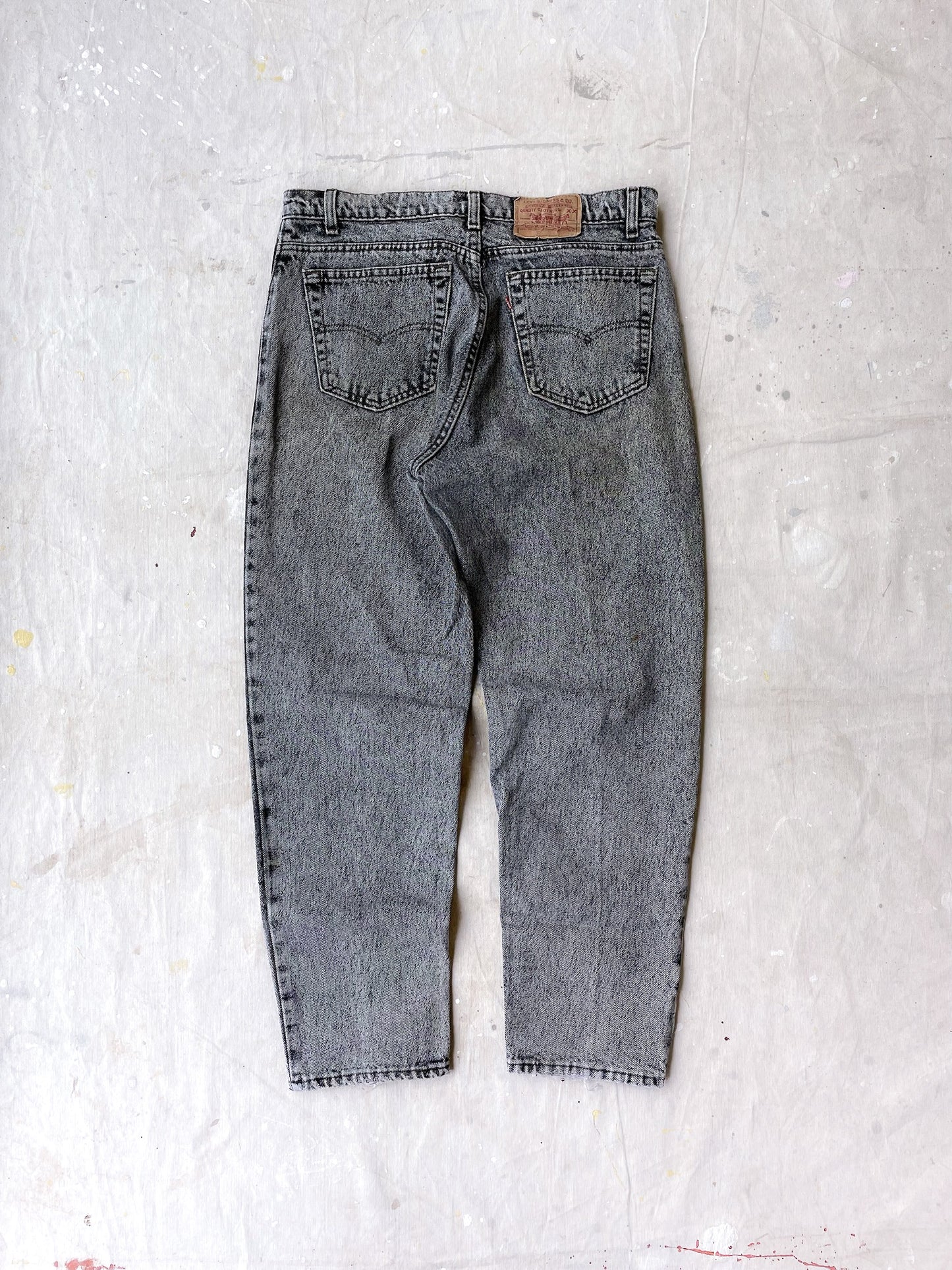 80's Levi’s Black Washed Jeans—[34x30]