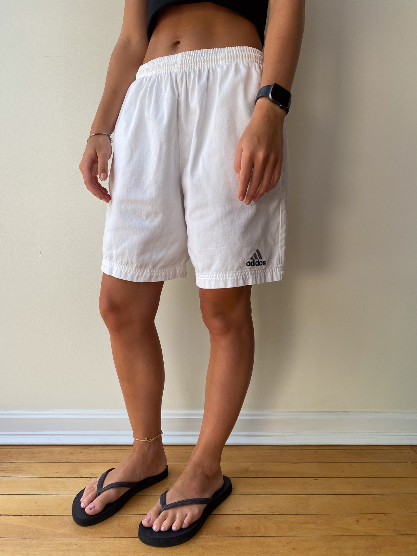 Adidas Cotton Track Shorts—[S]