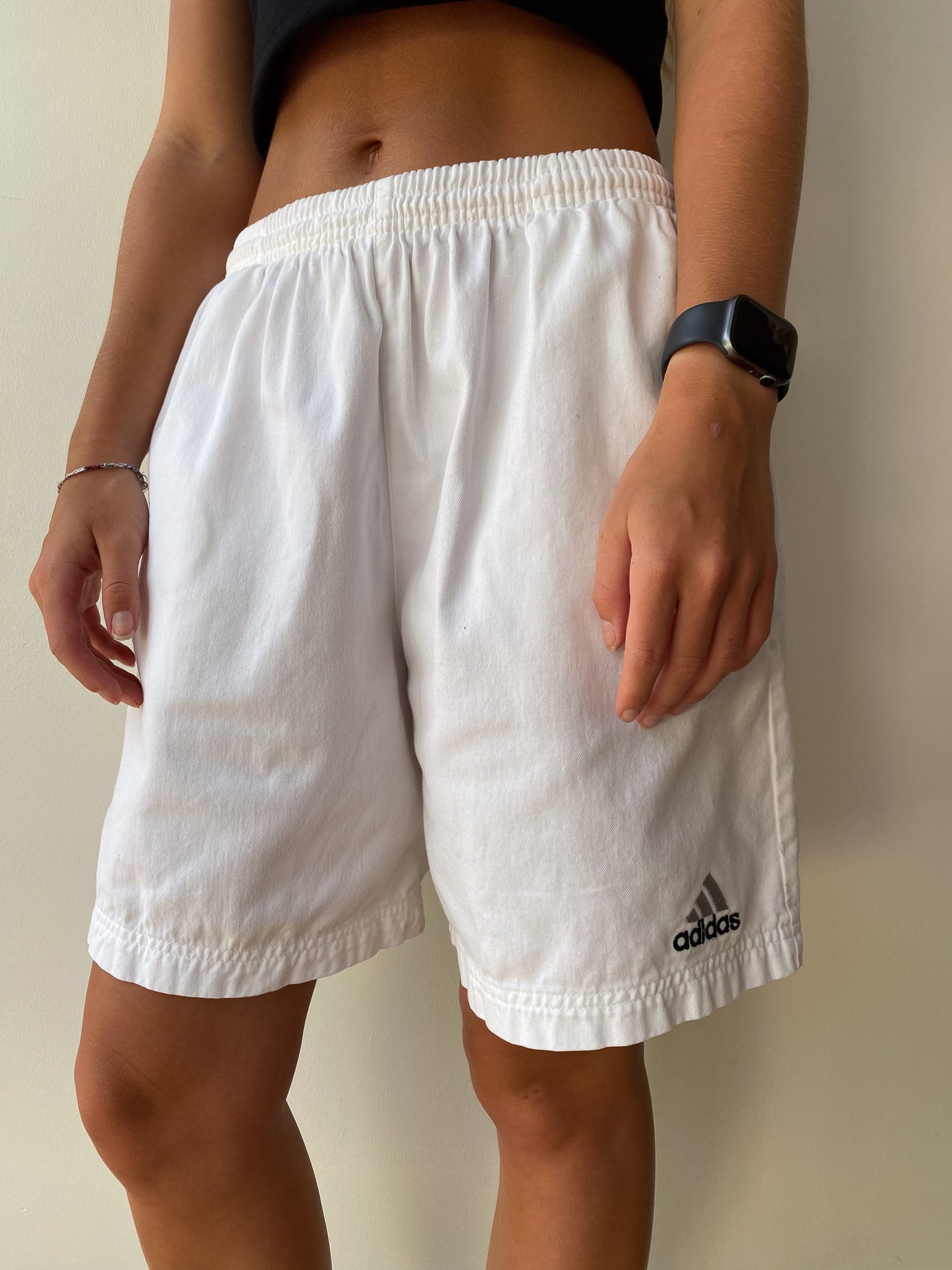 Adidas Cotton Track Shorts—[S]