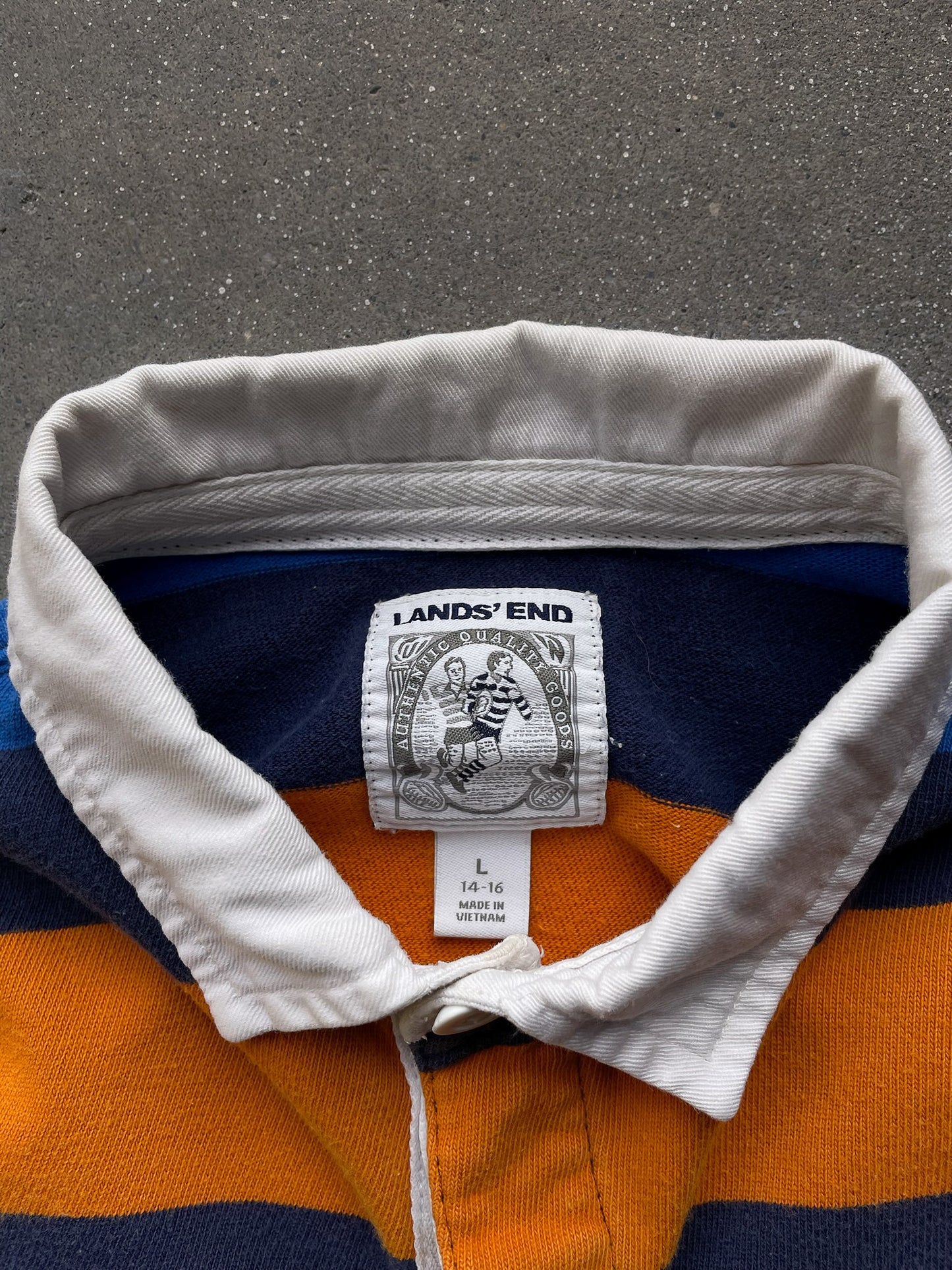 Vintage Kids Land's End Rugby Shirt—[S]