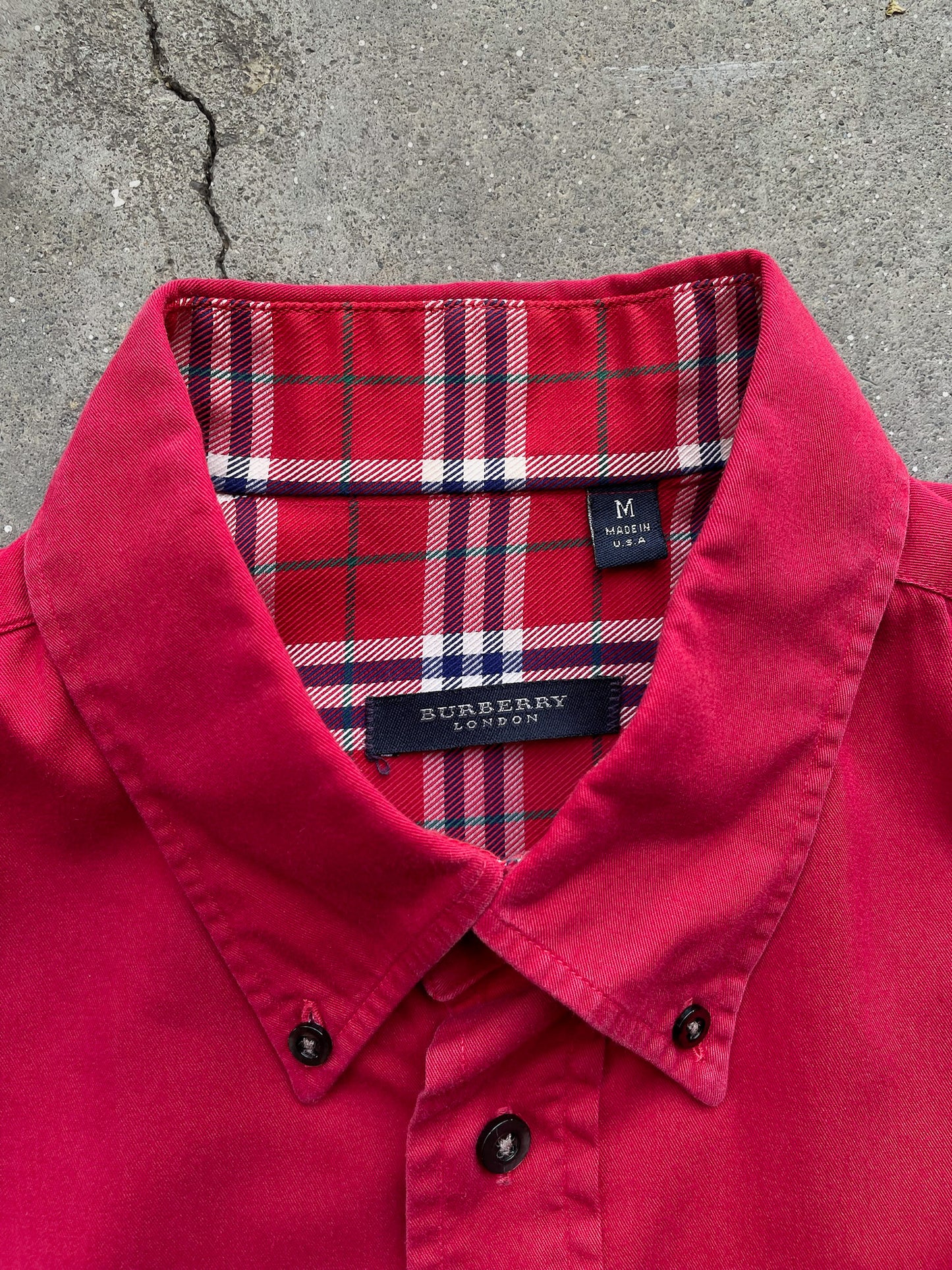 Burberry Button-Down Shirt—[M]