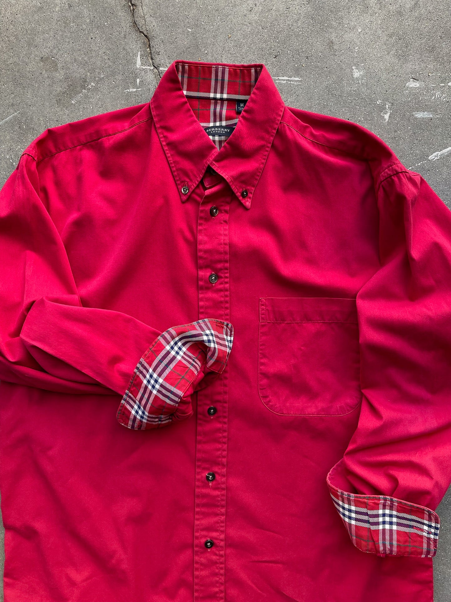 Burberry Button-Down Shirt—[M]