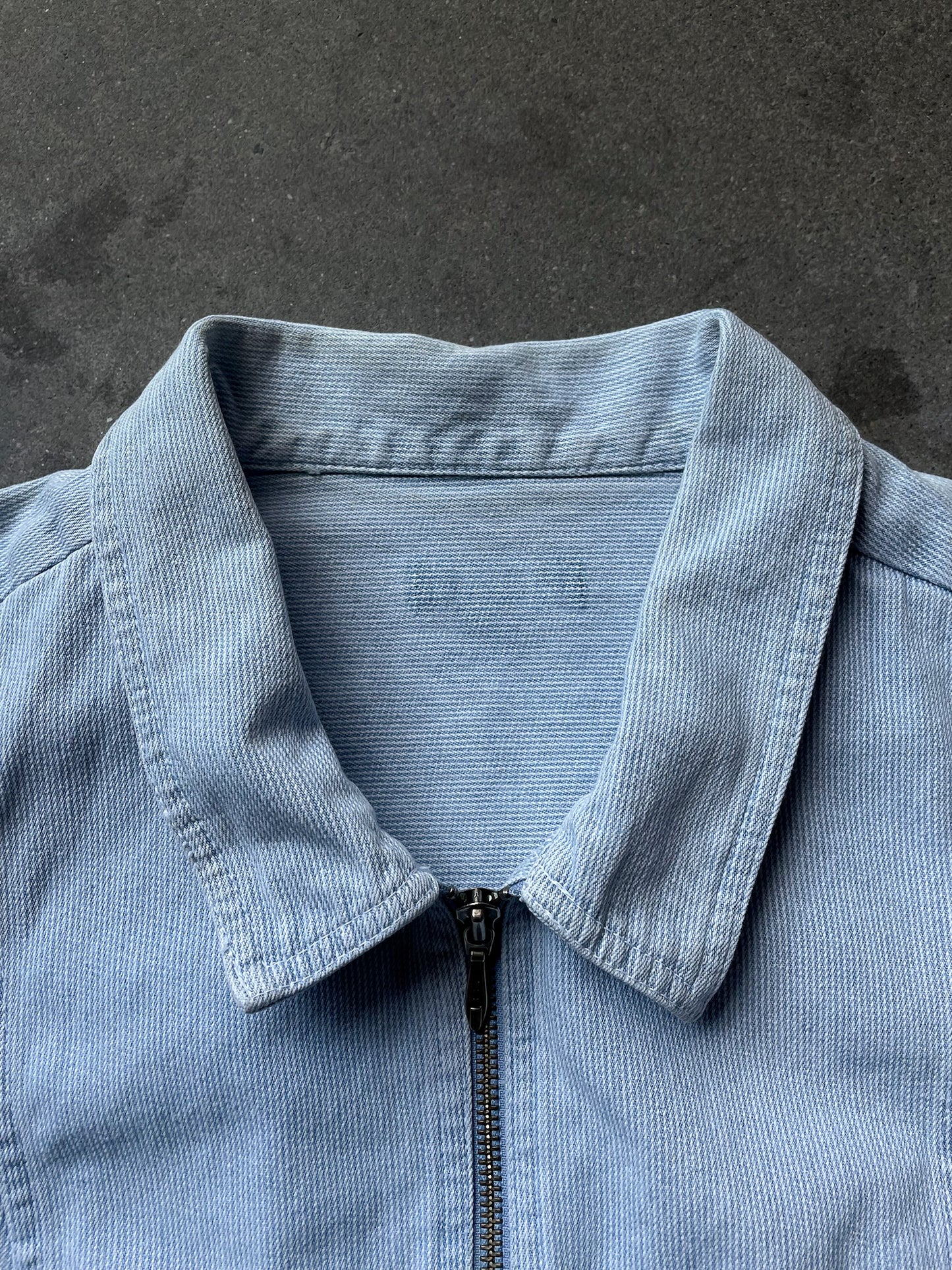 Denim Zip Jacket—[S/M]