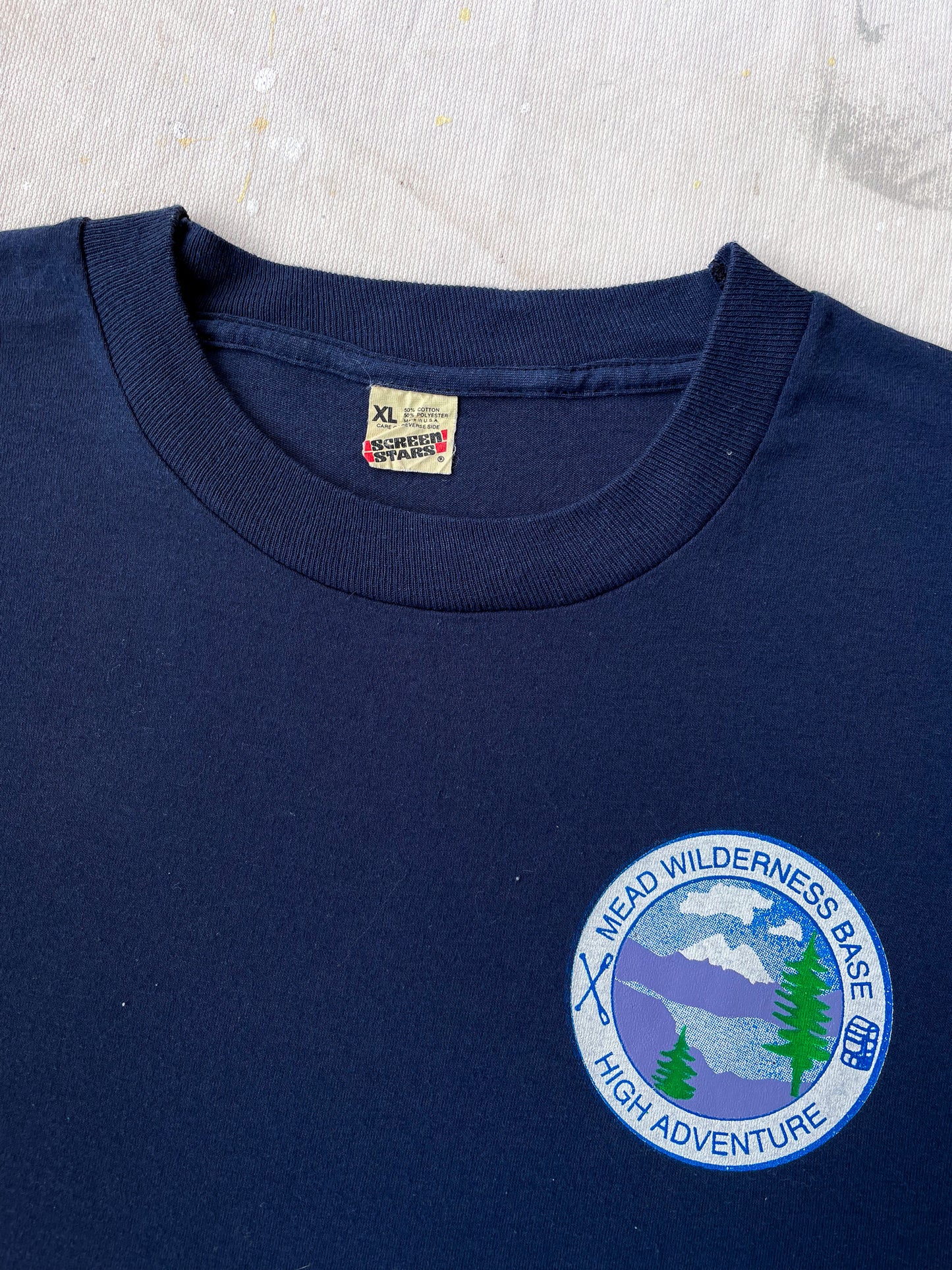 80's Mead Wilderness NH Adventure T-Shirt—[L]