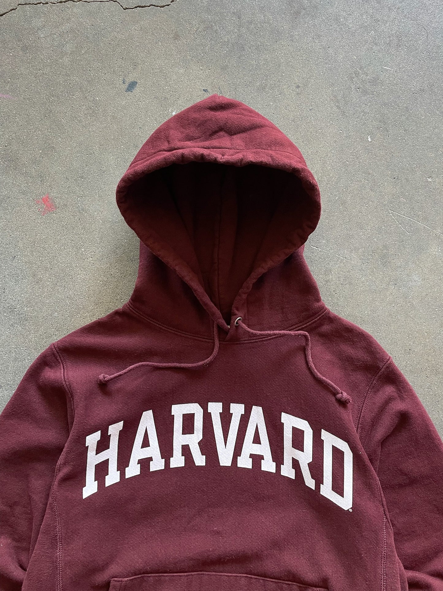 Harvard Champion Reverse Weave Hoodie—[S]