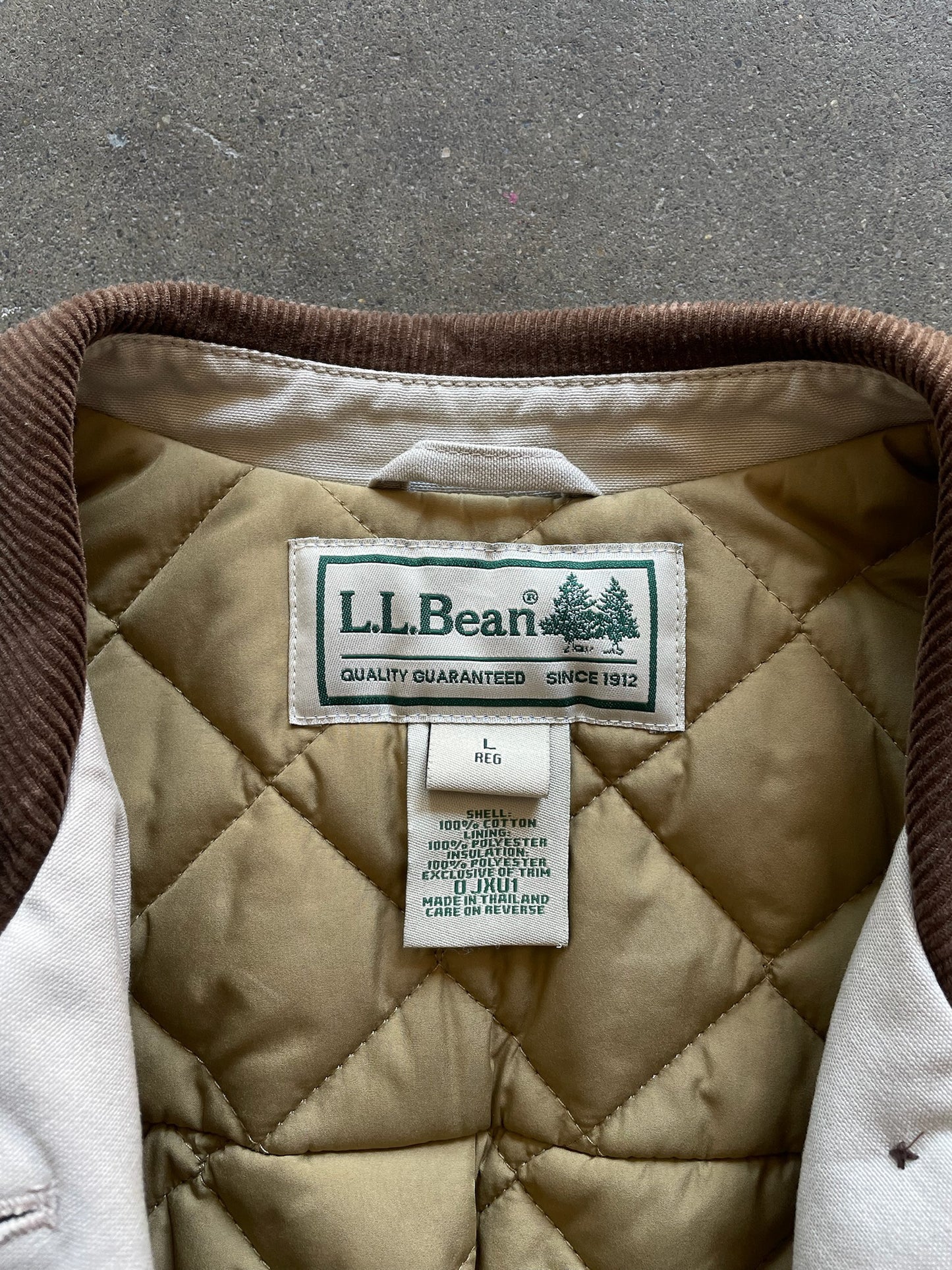 L.L.Bean Quilt Lined Barn Coat—[L]