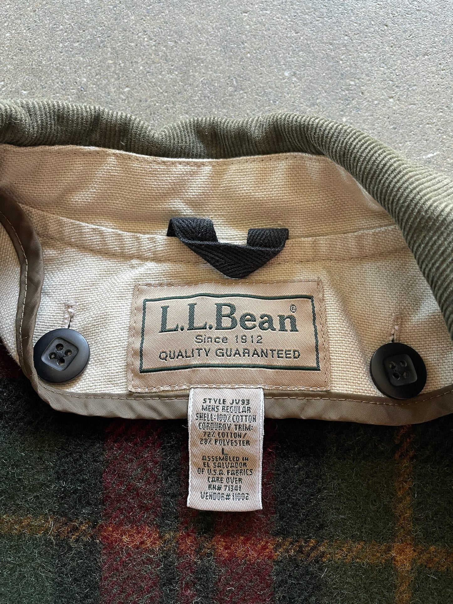 L.L.Bean Wool Lined Barn Coat—[L]