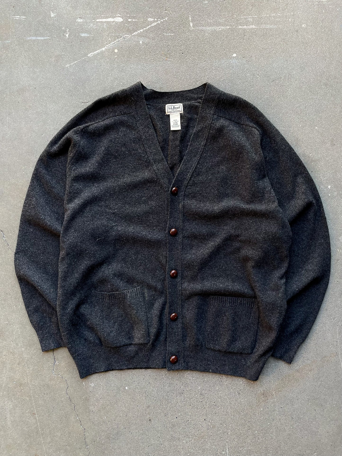 L.L.Bean Lamb's Wool Cardigan