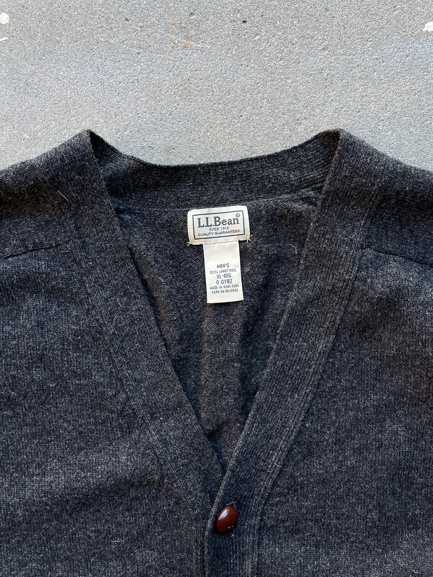 L.L.Bean Lamb's Wool Cardigan