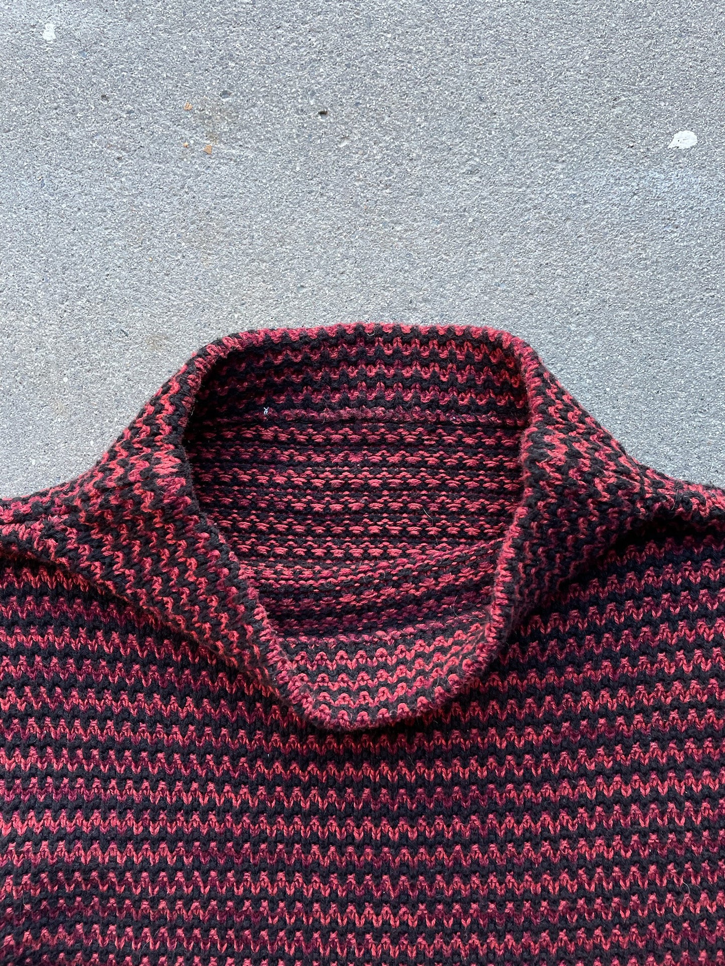 Pocketed Mockneck Sweater—[M]