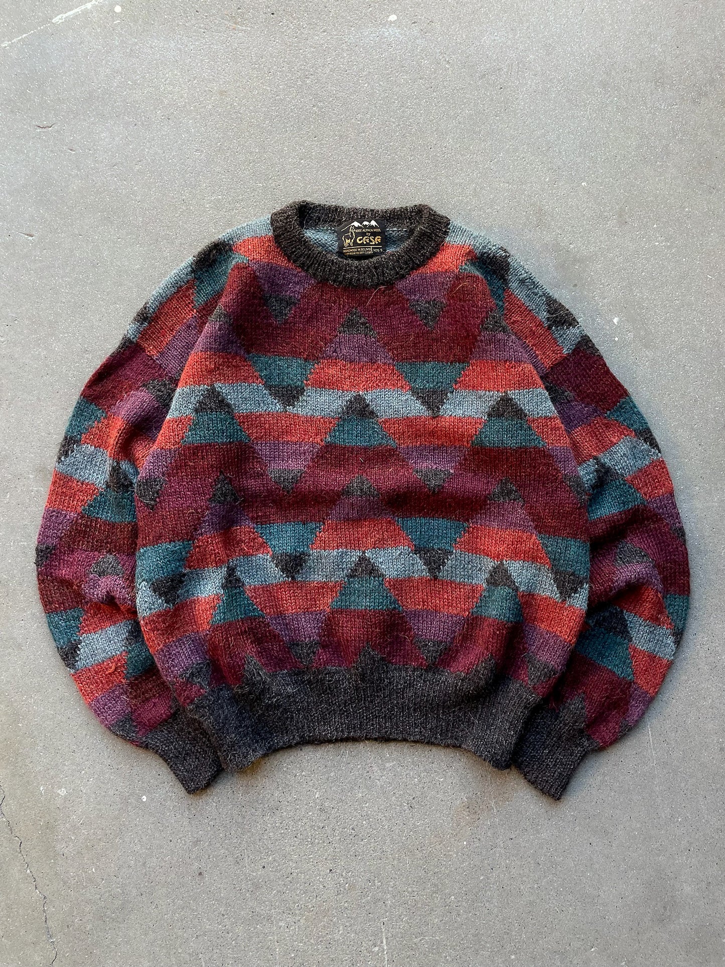 Handmade Alpaca Wool Sweater—[M]