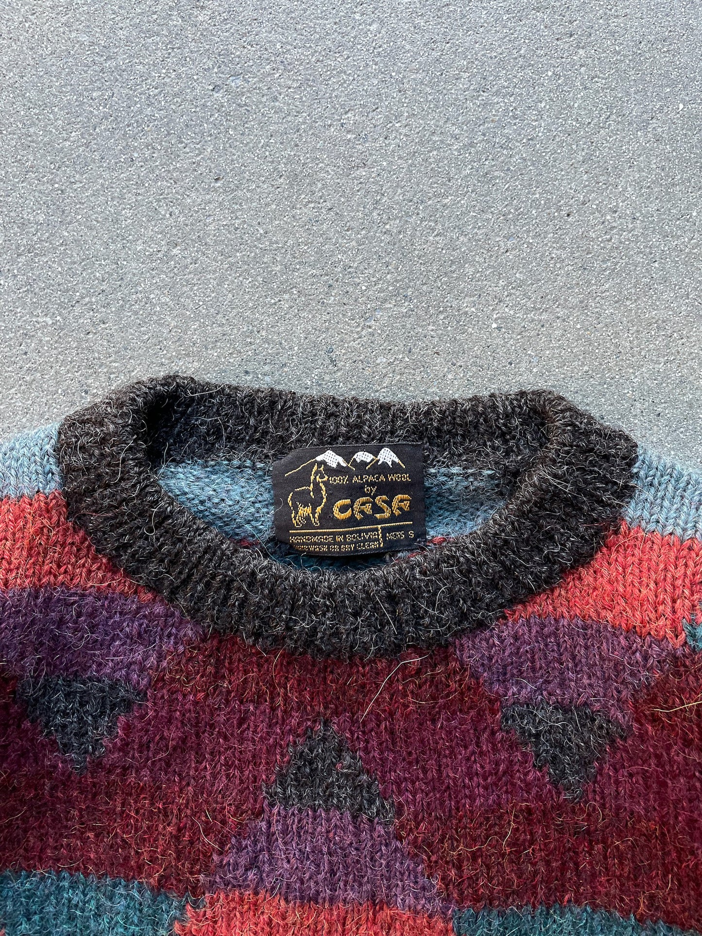 Handmade Alpaca Wool Sweater—[M]