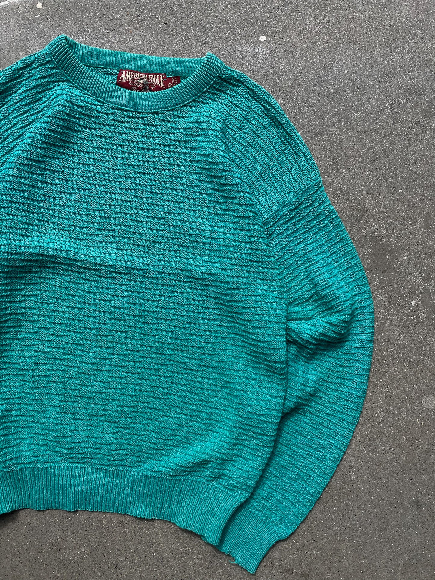 90's American Eagle Cotton Knit Sweater—[S/M]