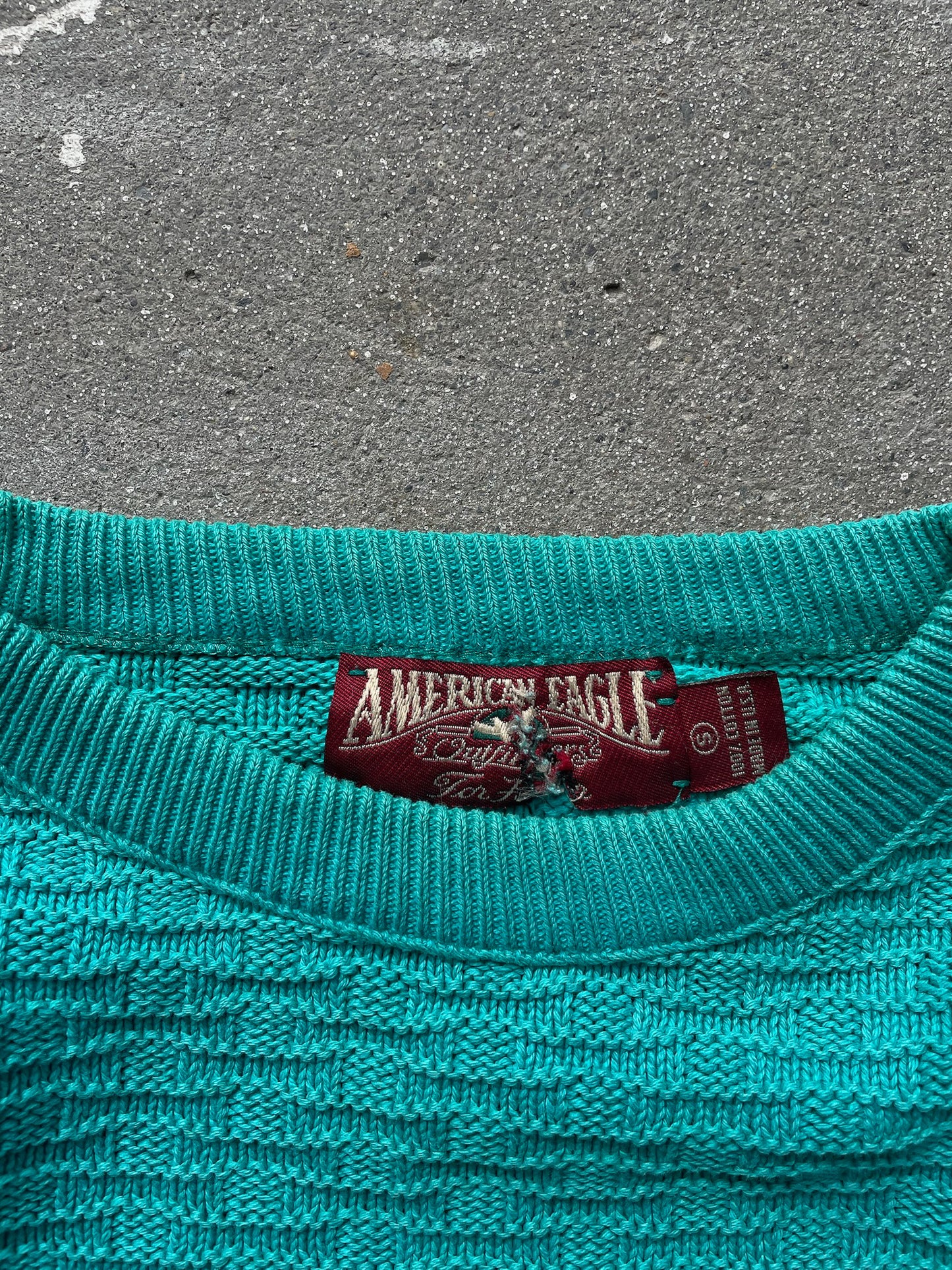 90's American Eagle Cotton Knit Sweater—[S/M]