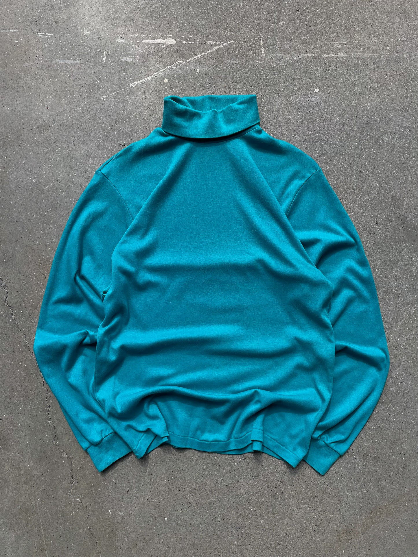 Turquoise Turtleneck—[M/L]