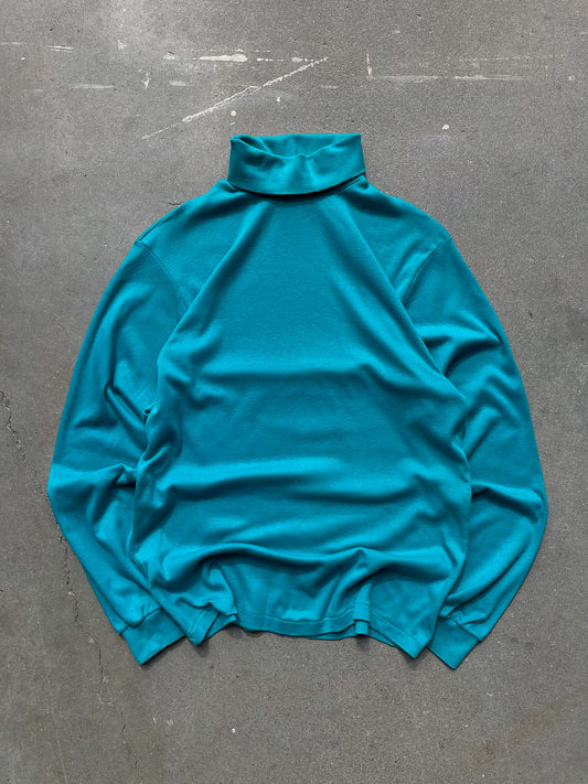 Turquoise Turtleneck—[M/L]