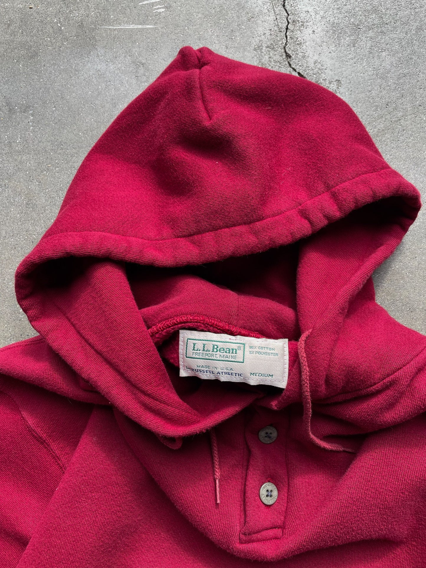 L.L.Bean x Russell Athletics Henley Hoodie—[M]