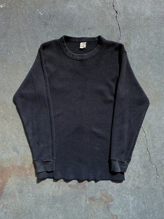 Vintage Waffle Knit Thermal Shirt—[S/M]