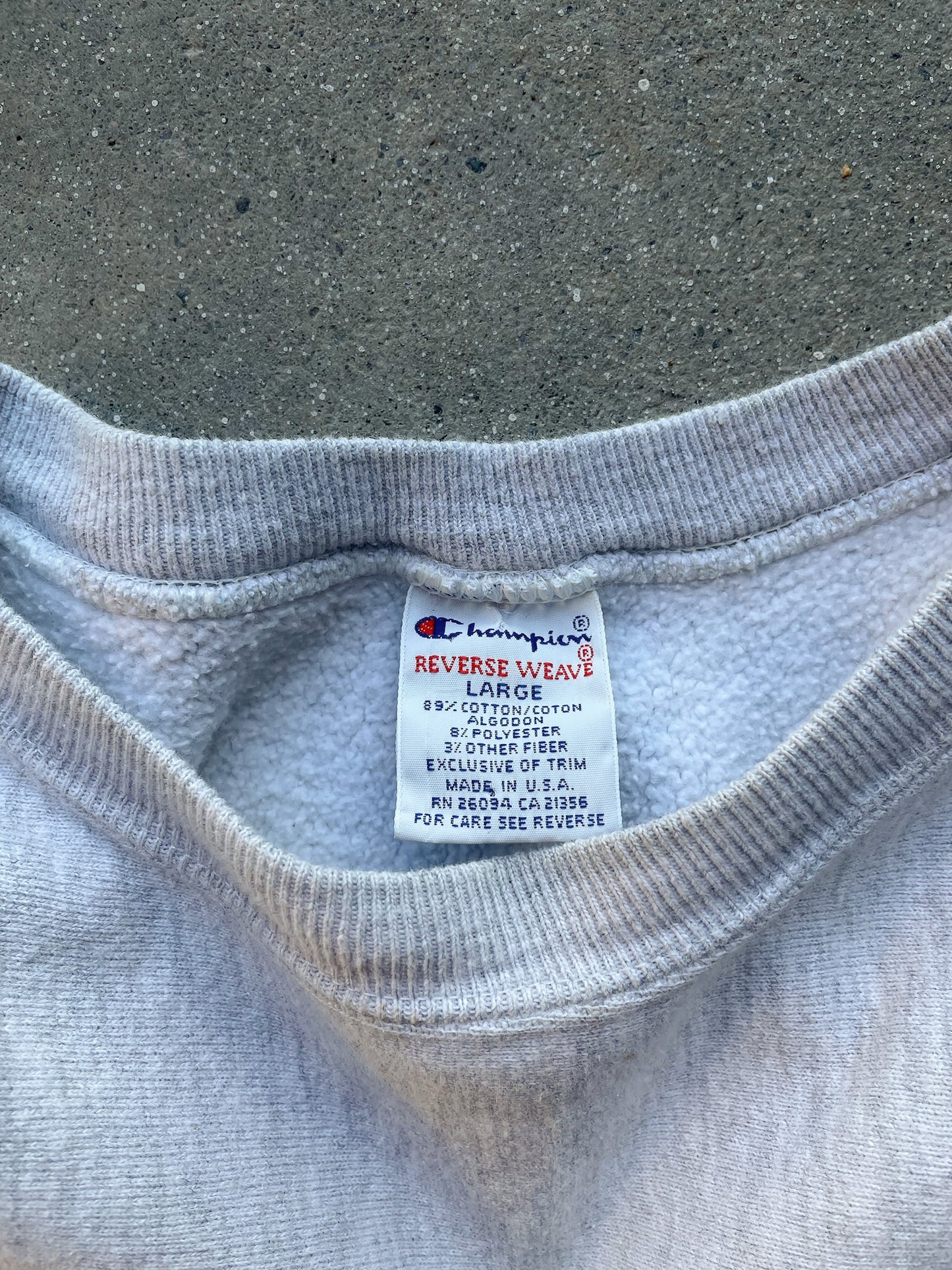 Plymouth State Champion Reverse Weave Crewneck—[M/L]