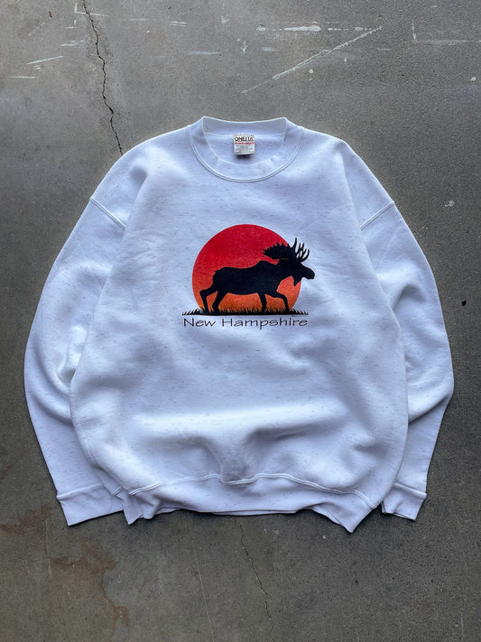 New Hampshire Moose Crewneck—[XL]