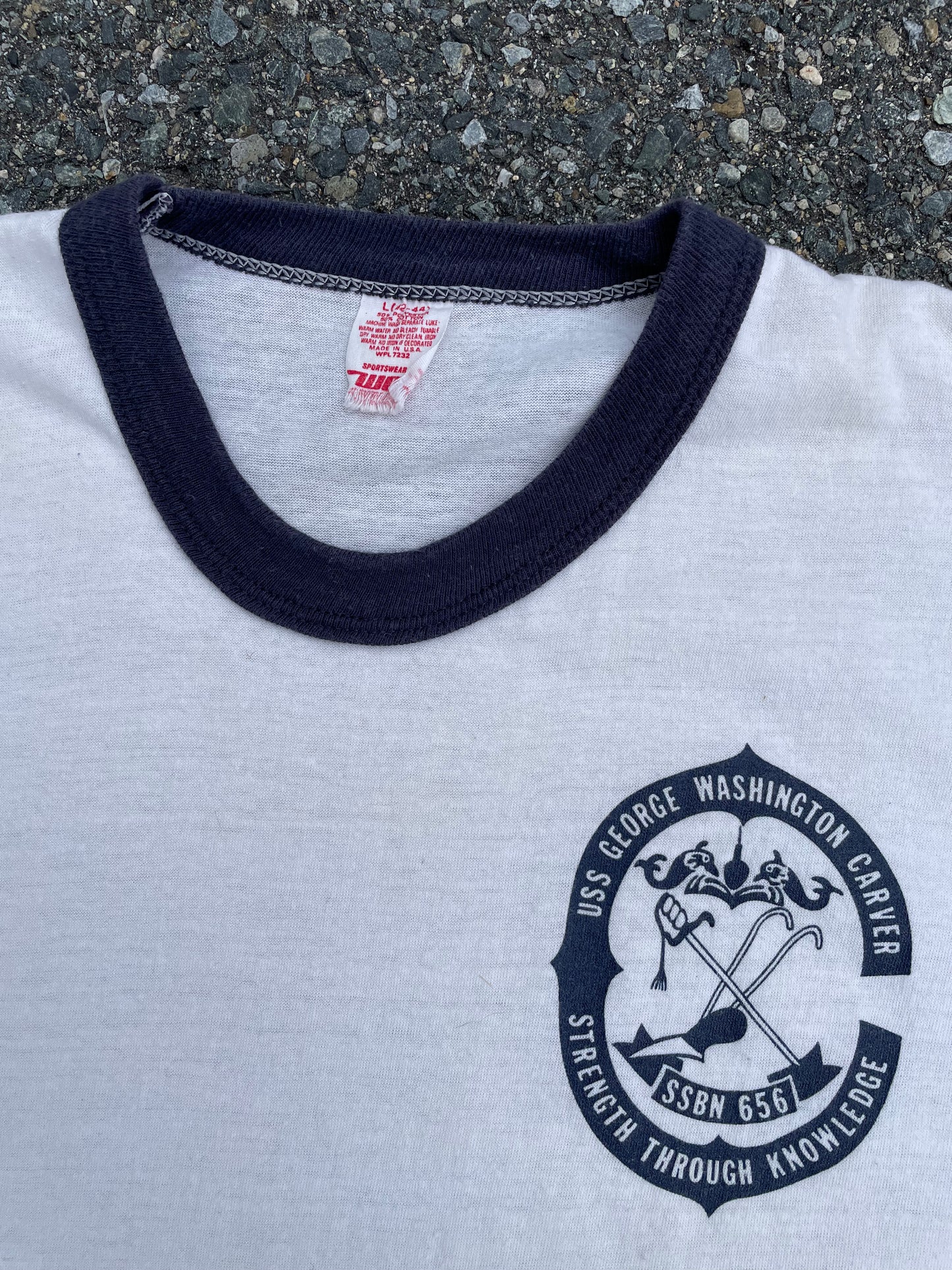 USS G.W. Carver Ringer T-Shirt—[M]