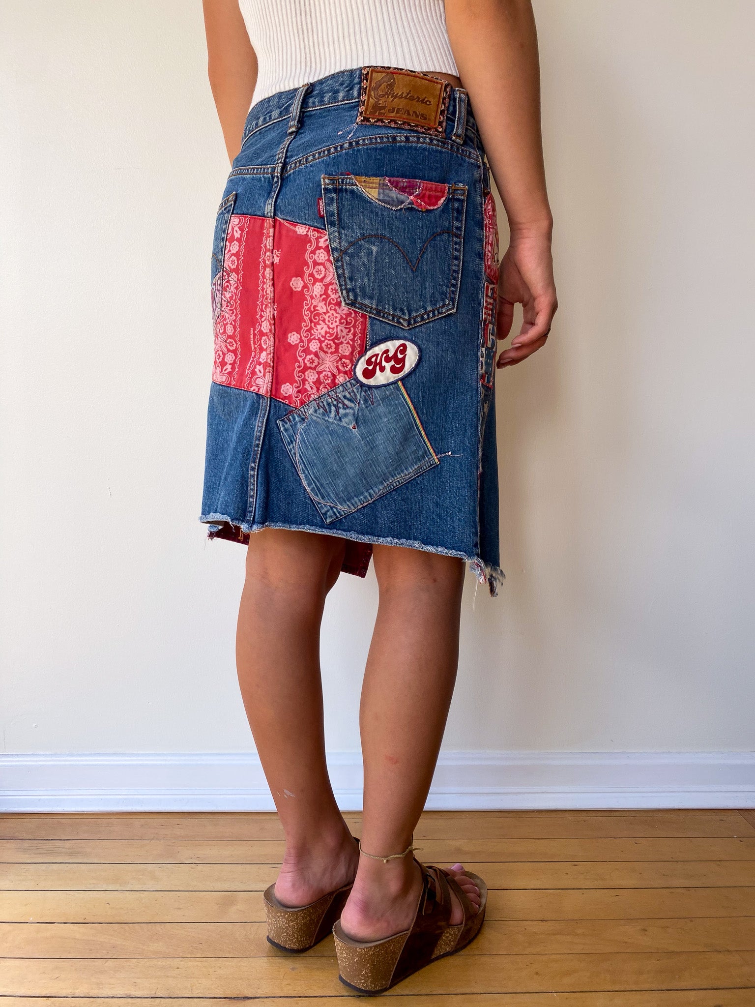 DIY Old Denim Jeans into Fashionable Skirts | Recycled Crafts